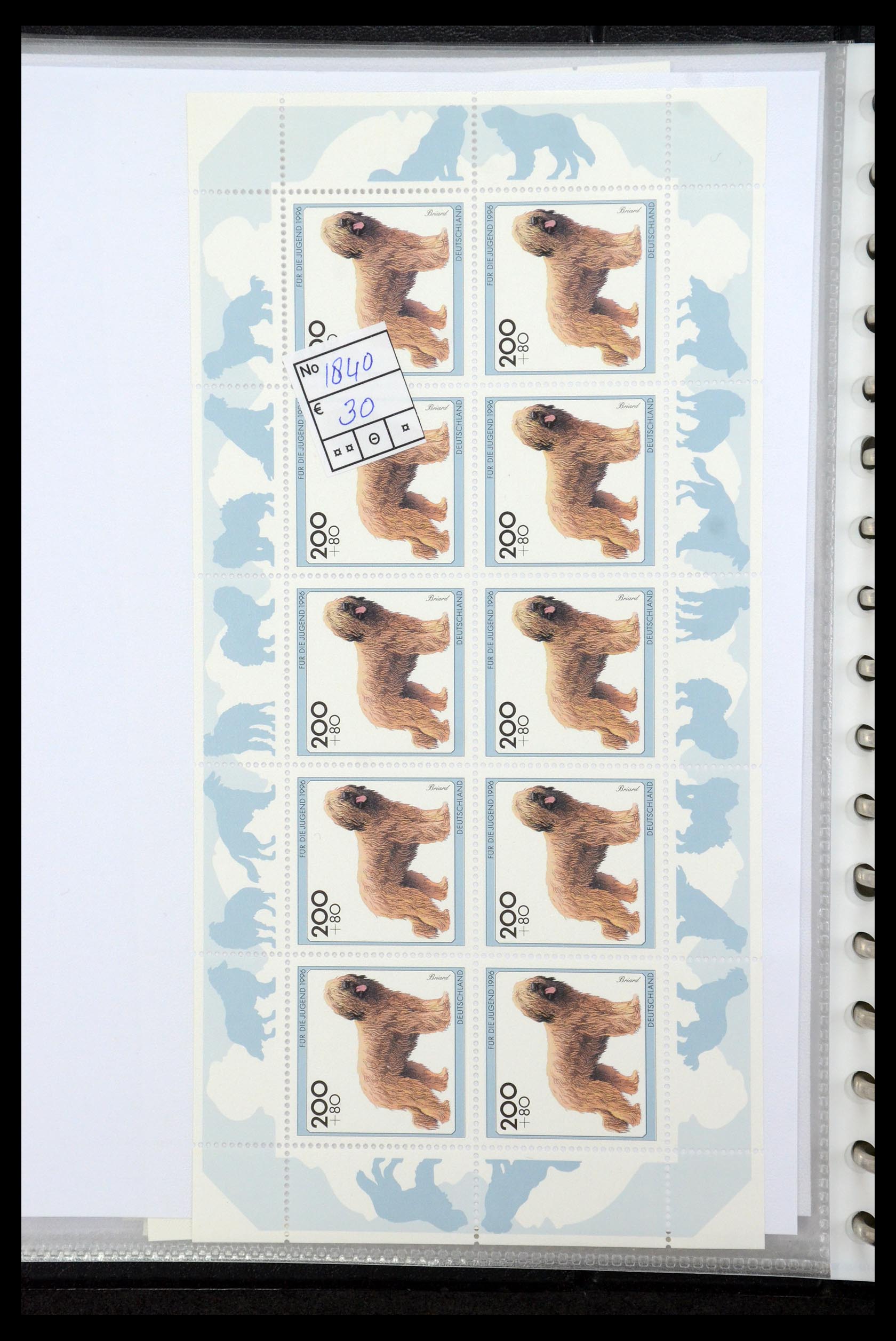 35474 040 - Postzegelverzameling 35474 Bundespost 1995-2000.