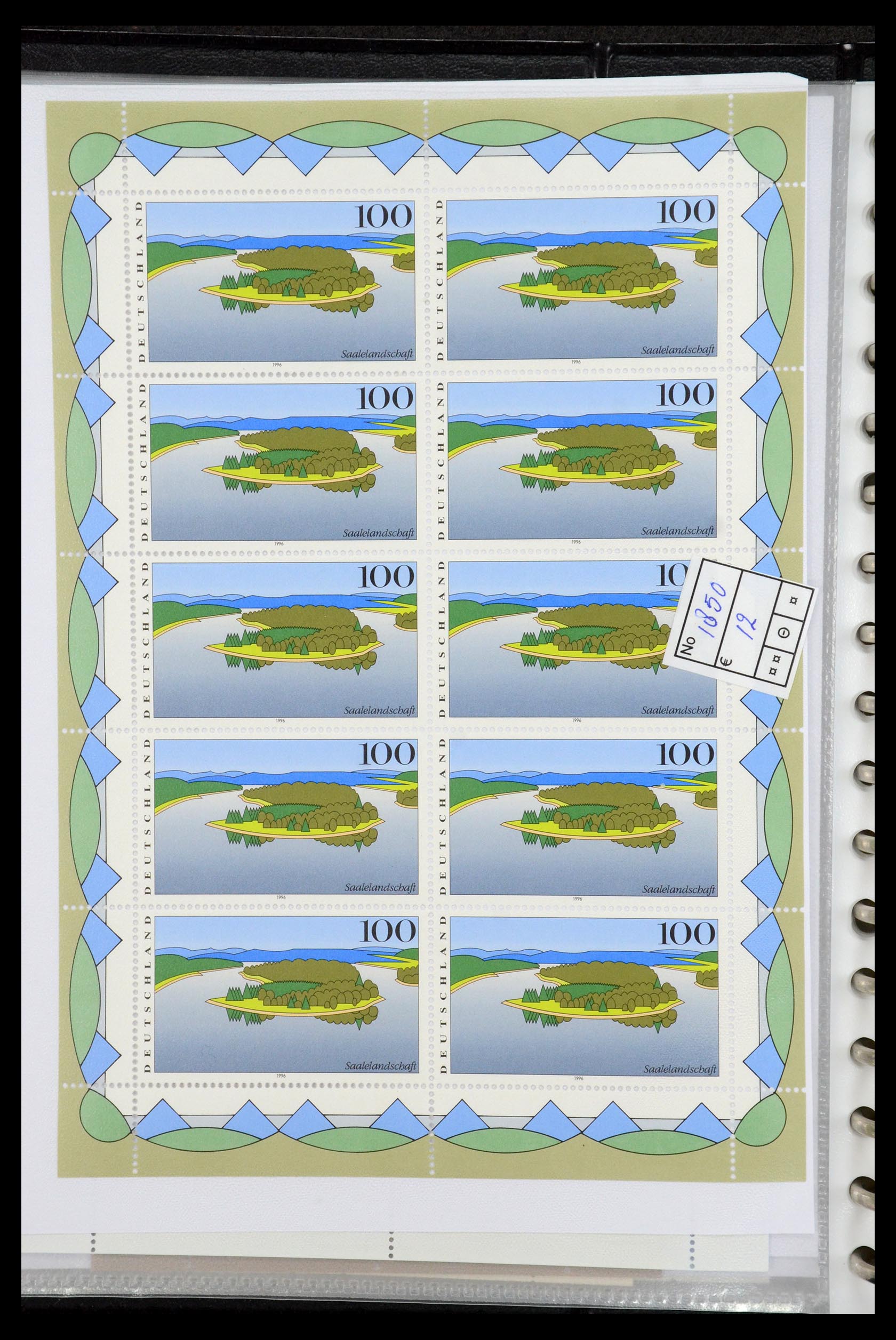 35474 046 - Postzegelverzameling 35474 Bundespost 1995-2000.