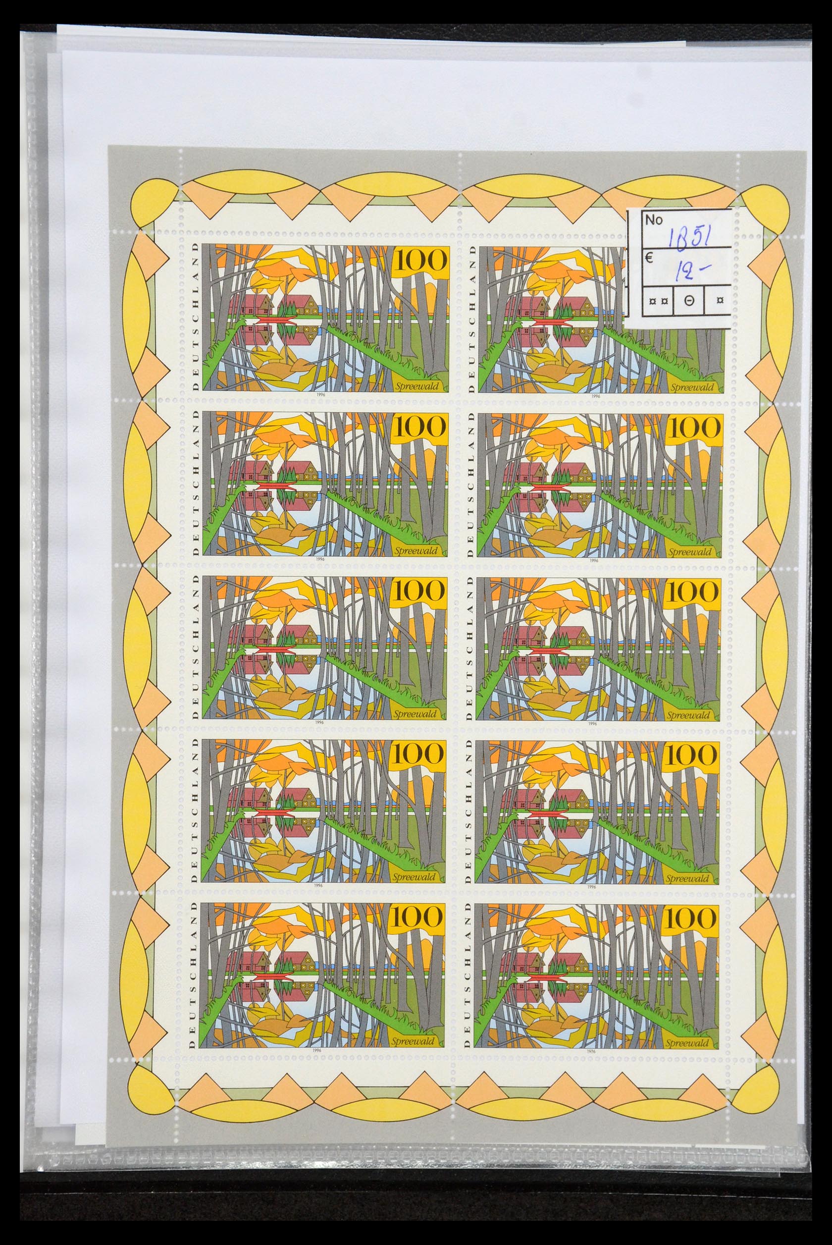 35474 047 - Postzegelverzameling 35474 Bundespost 1995-2000.