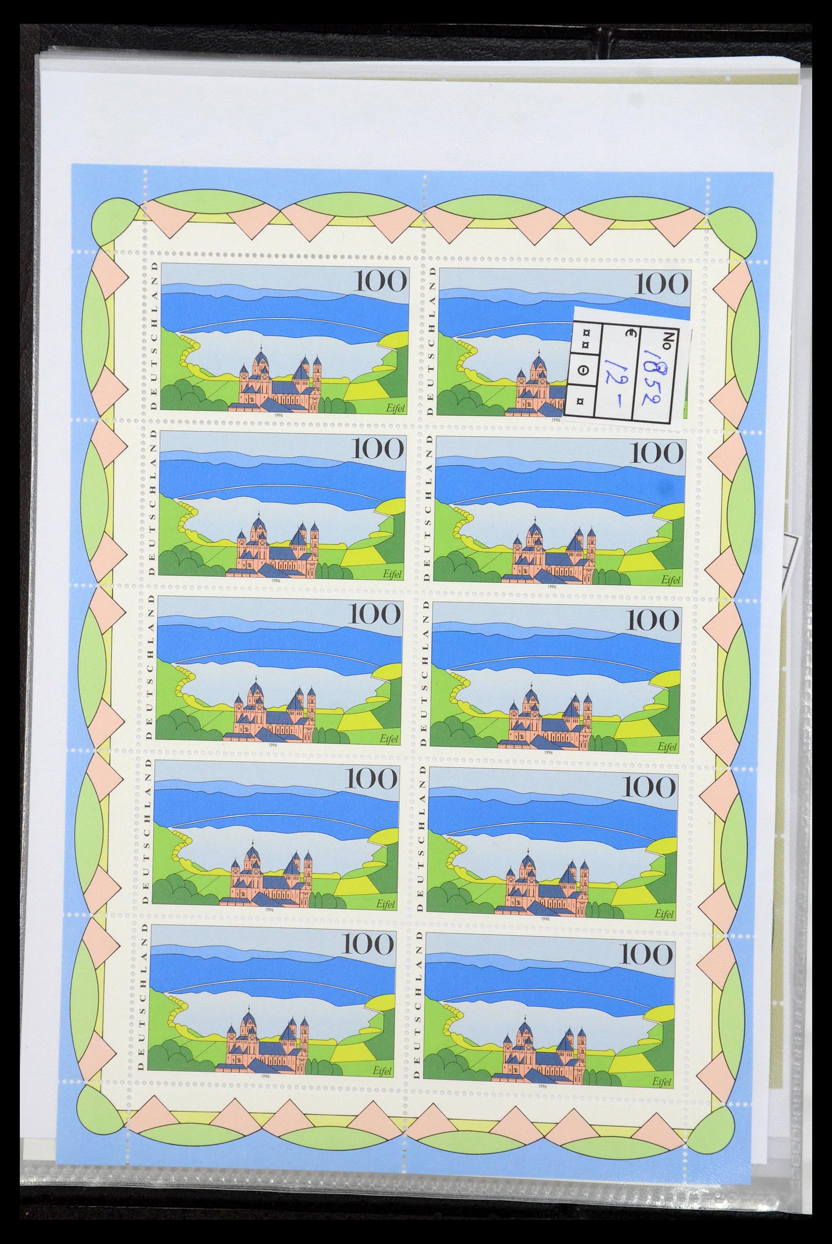 35474 048 - Postzegelverzameling 35474 Bundespost 1995-2000.