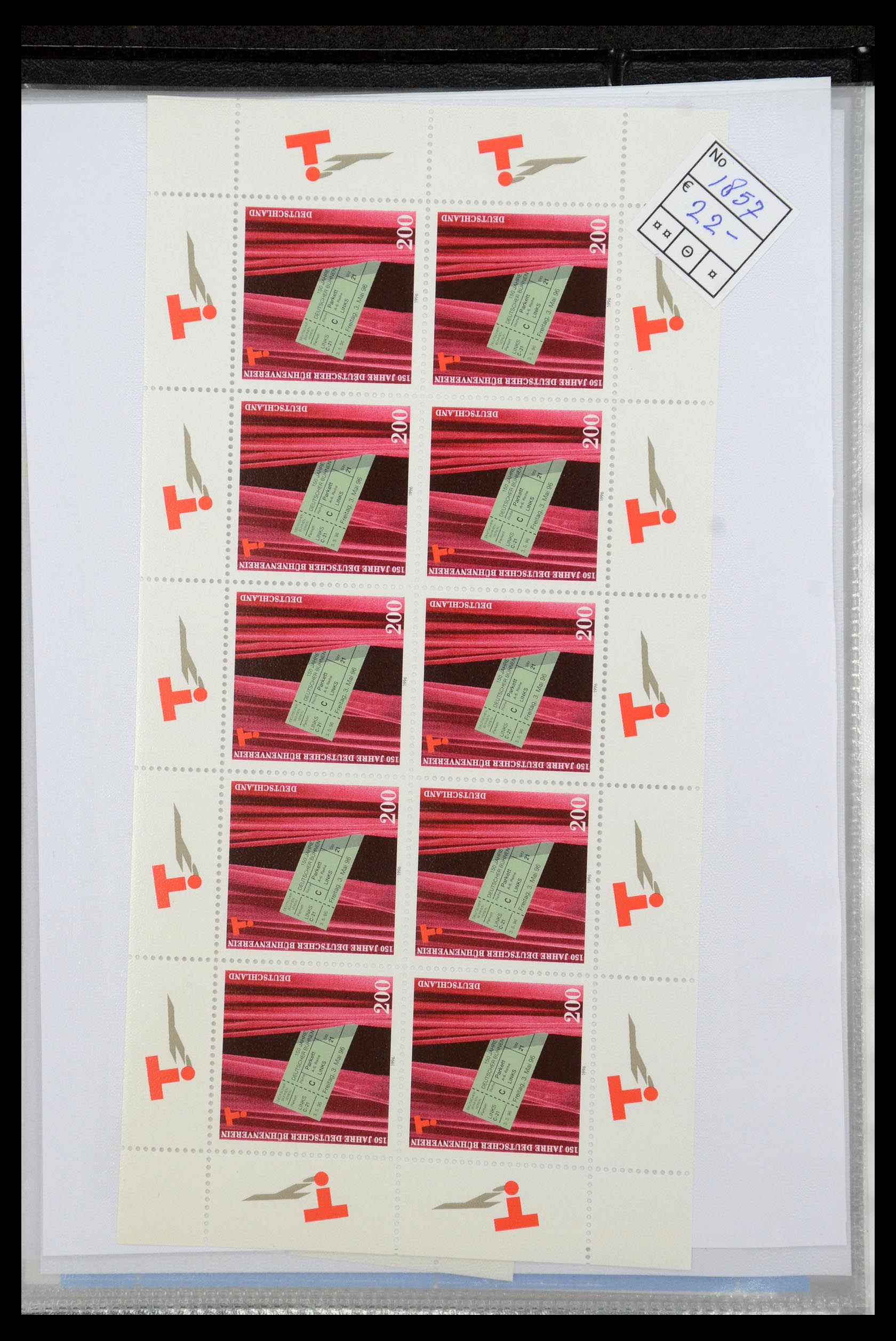 35474 052 - Stamp Collection 35474 Bundespost 1995-2000.