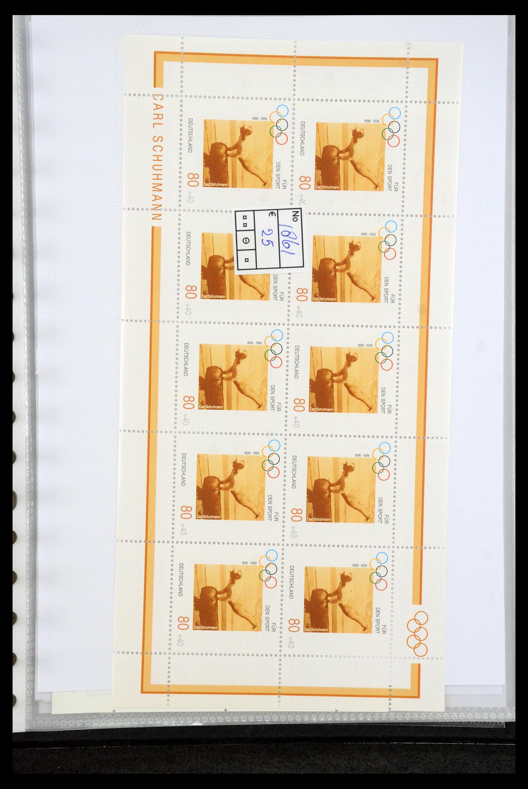35474 055 - Postzegelverzameling 35474 Bundespost 1995-2000.