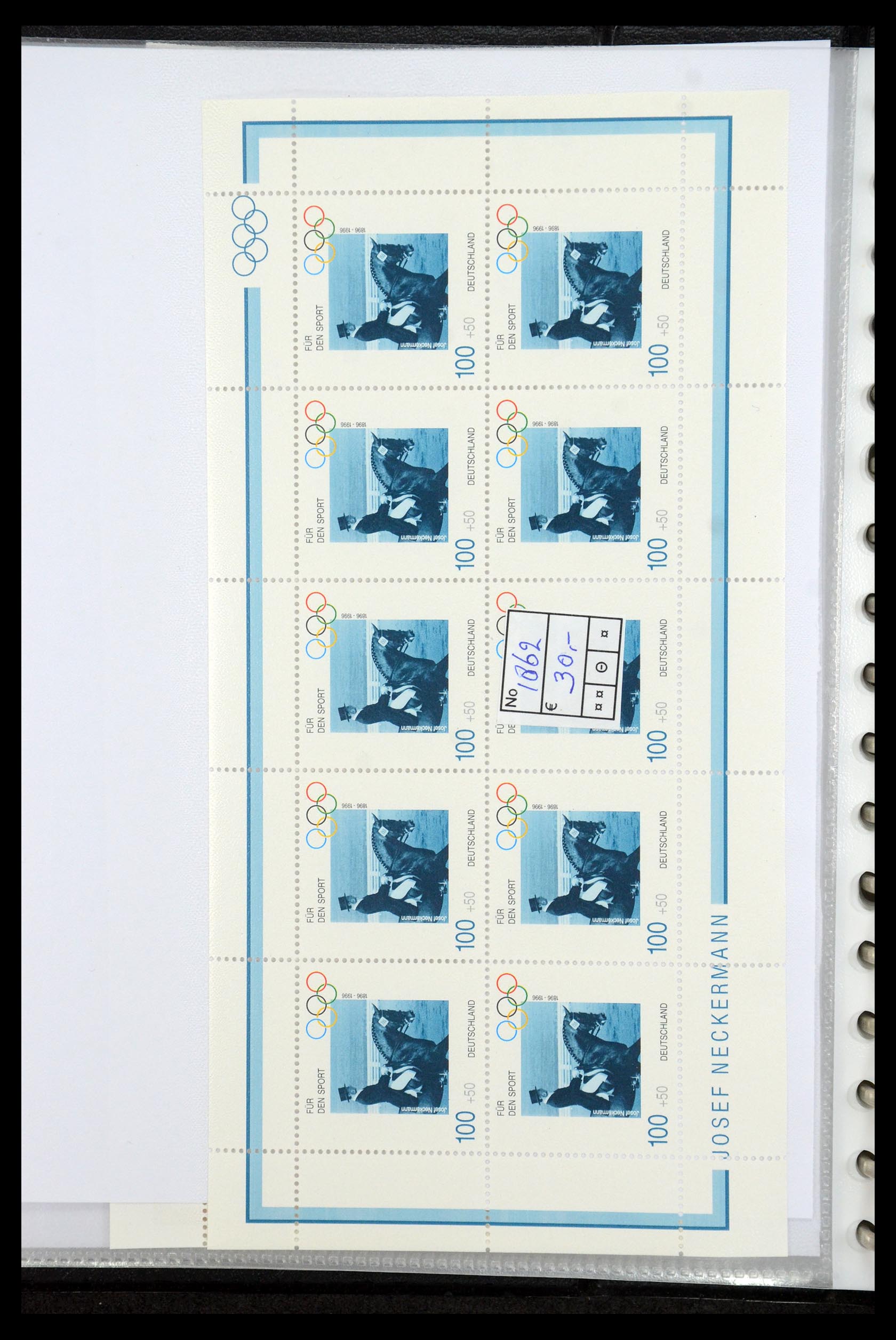 35474 056 - Postzegelverzameling 35474 Bundespost 1995-2000.