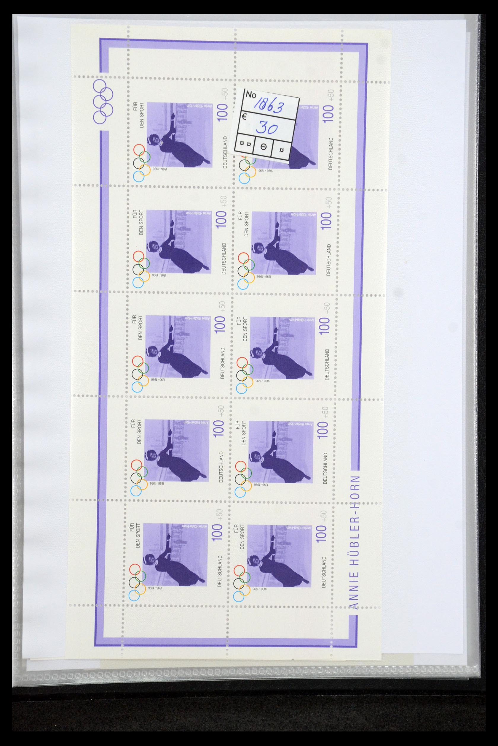 35474 057 - Postzegelverzameling 35474 Bundespost 1995-2000.