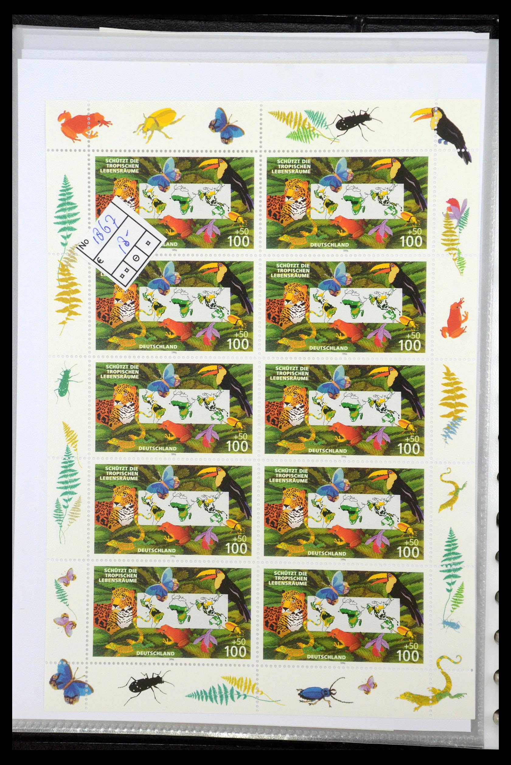 35474 060 - Postzegelverzameling 35474 Bundespost 1995-2000.