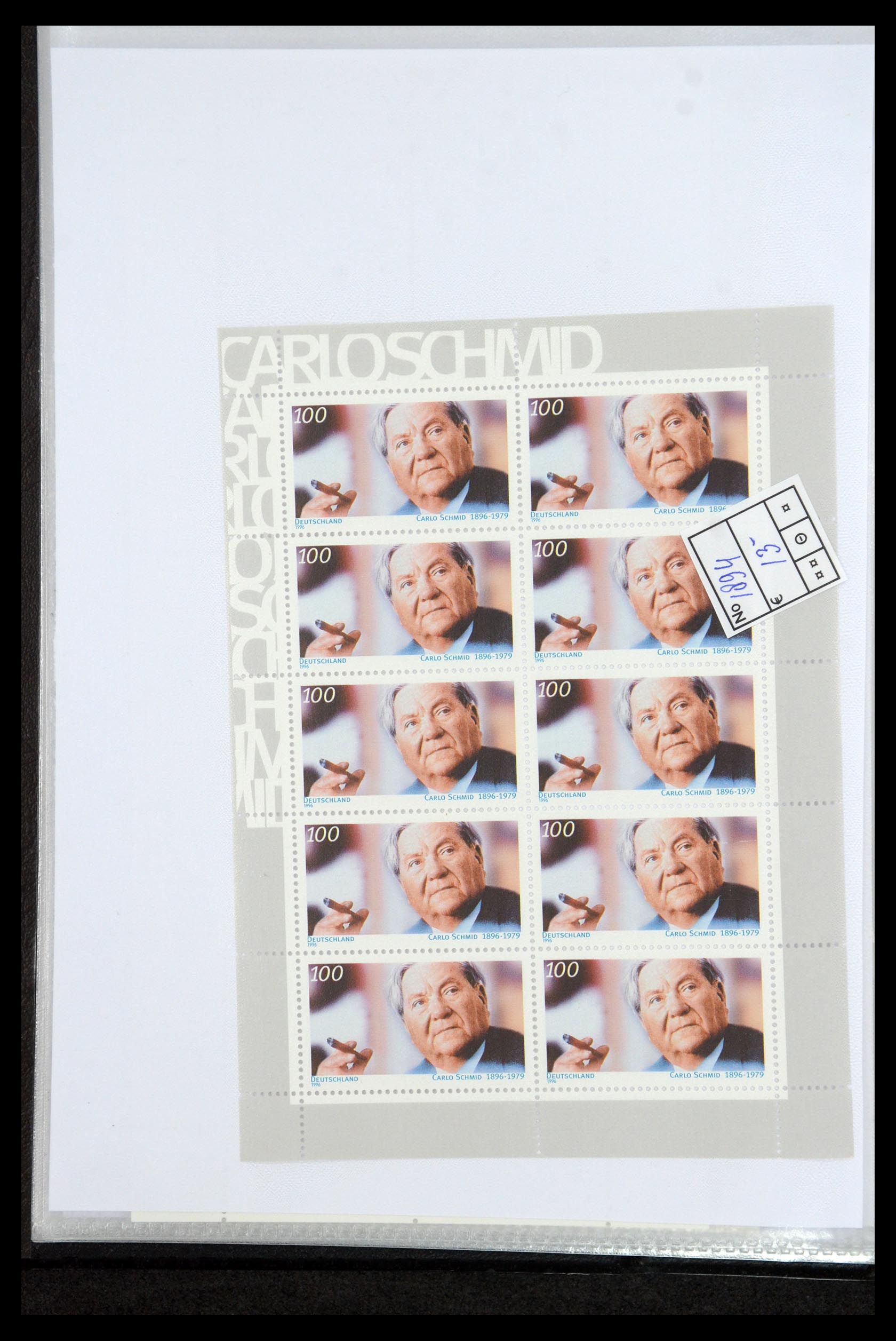 35474 078 - Stamp Collection 35474 Bundespost 1995-2000.