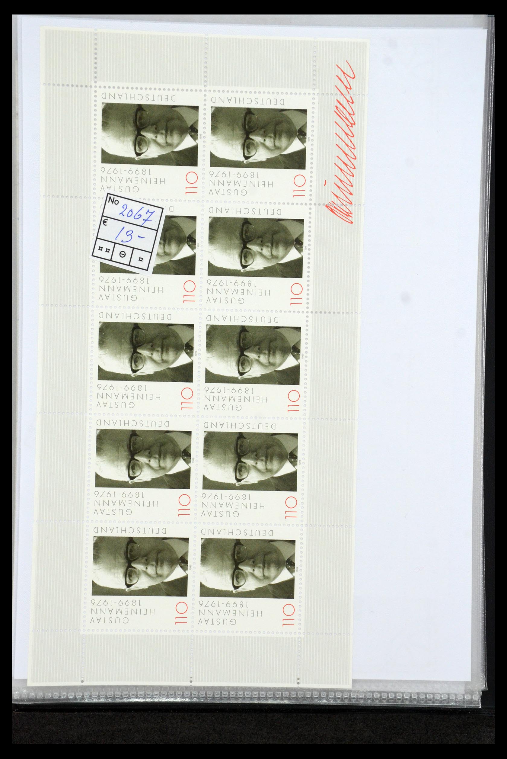 35474 104 - Stamp Collection 35474 Bundespost 1995-2000.