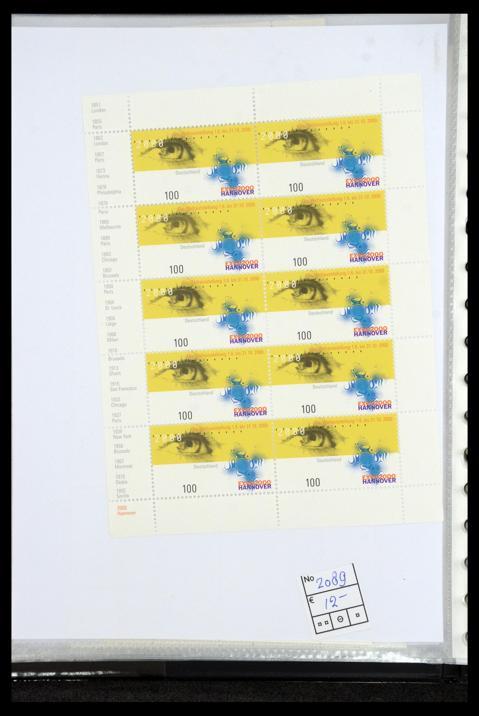 35474 119 - Stamp Collection 35474 Bundespost 1995-2000.