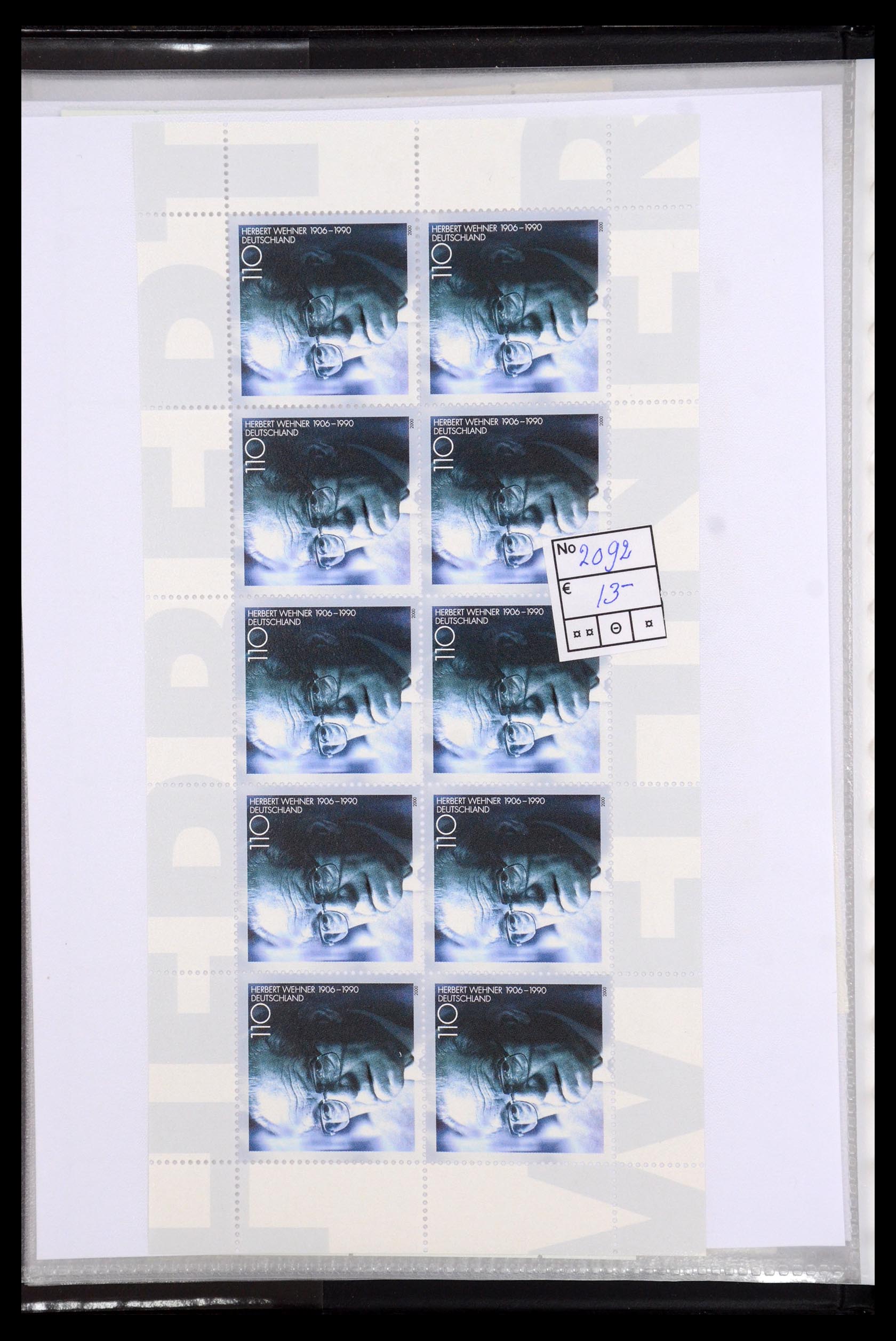 35474 121 - Stamp Collection 35474 Bundespost 1995-2000.