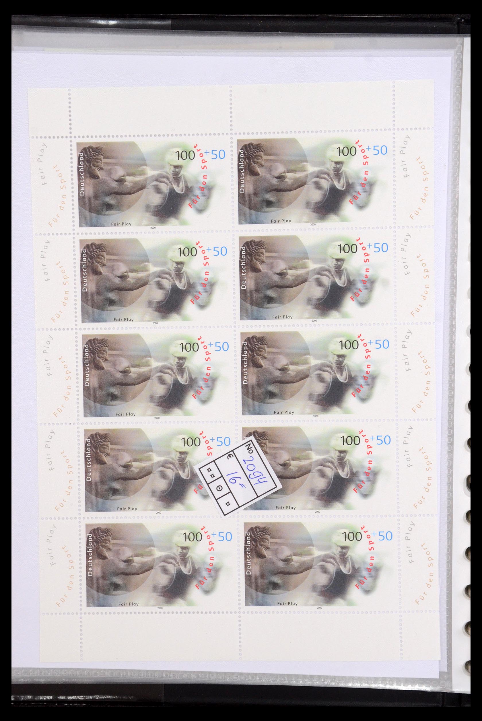 35474 123 - Stamp Collection 35474 Bundespost 1995-2000.