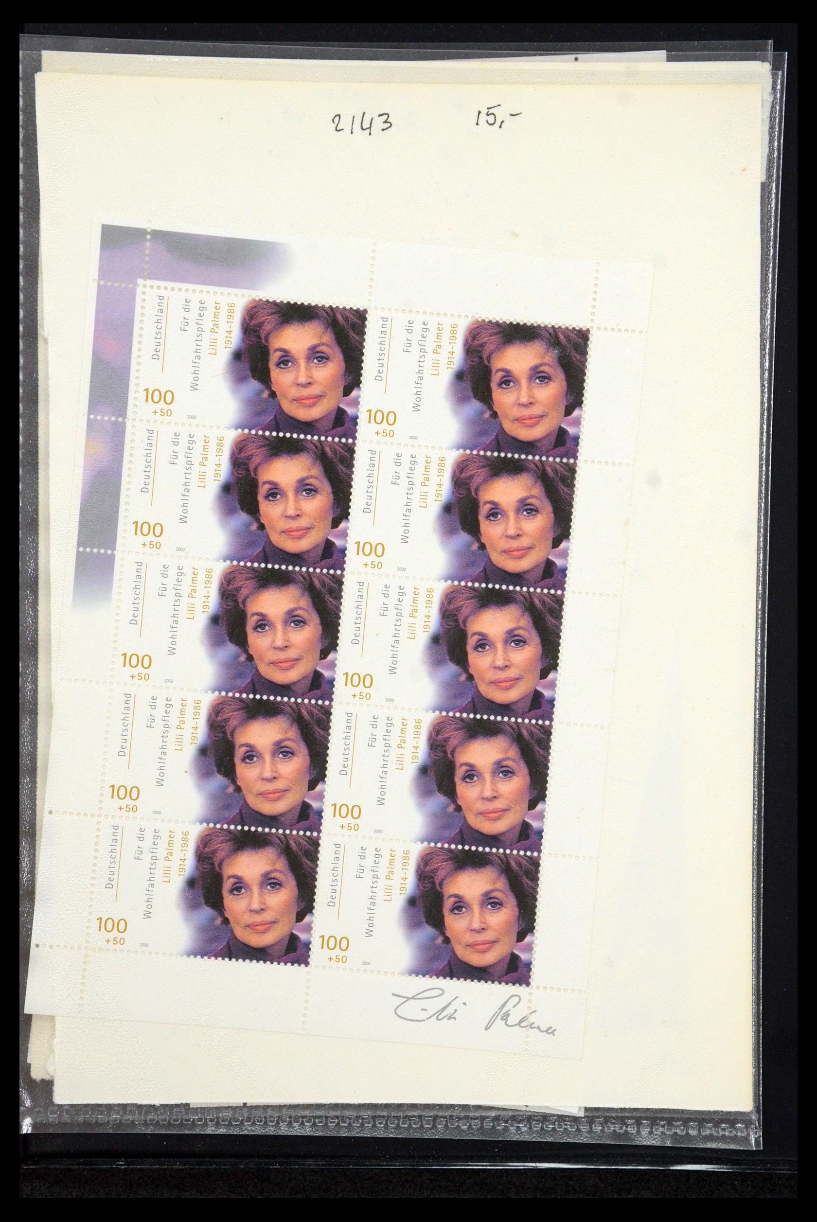 35474 151 - Postzegelverzameling 35474 Bundespost 1995-2000.
