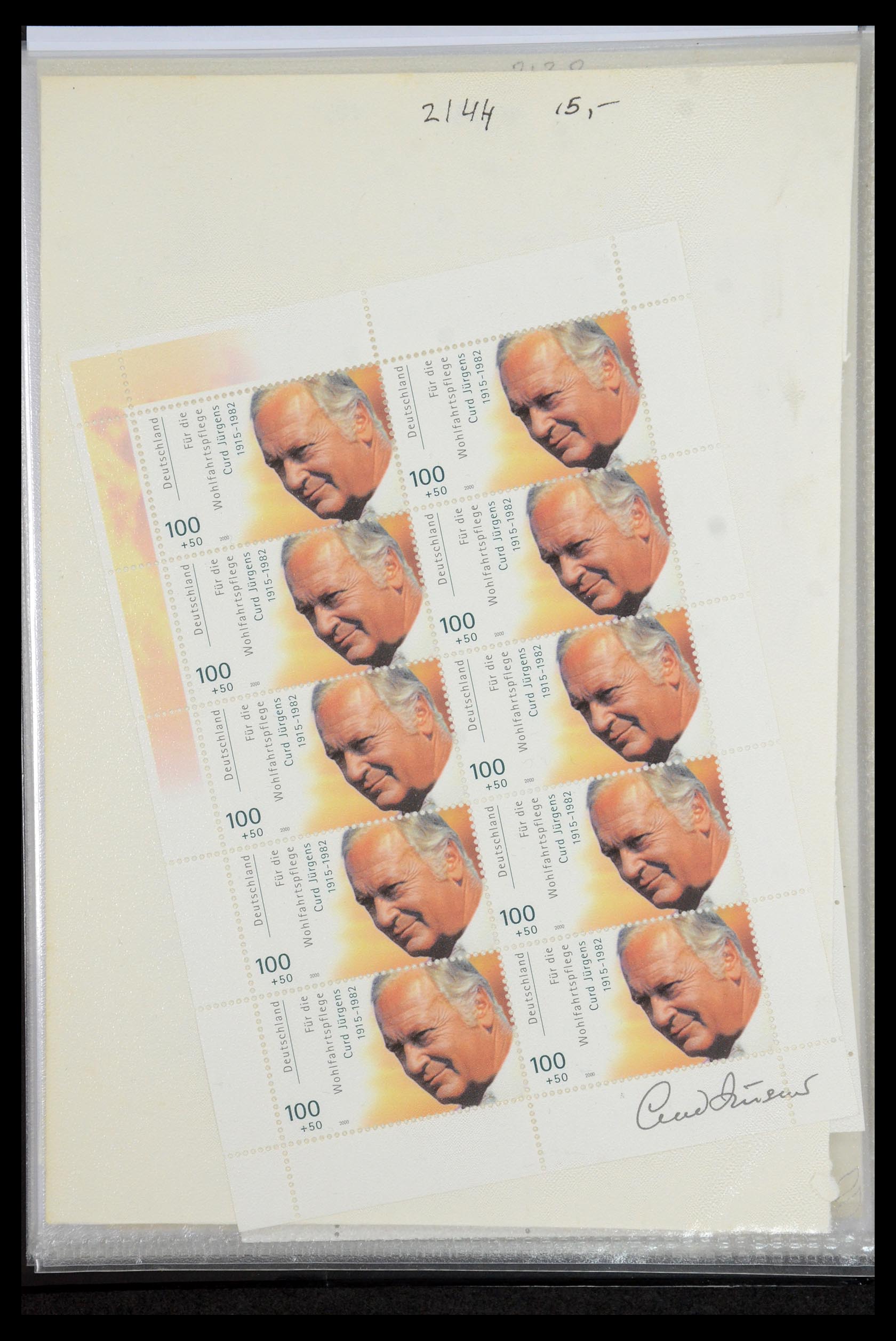 35474 152 - Postzegelverzameling 35474 Bundespost 1995-2000.