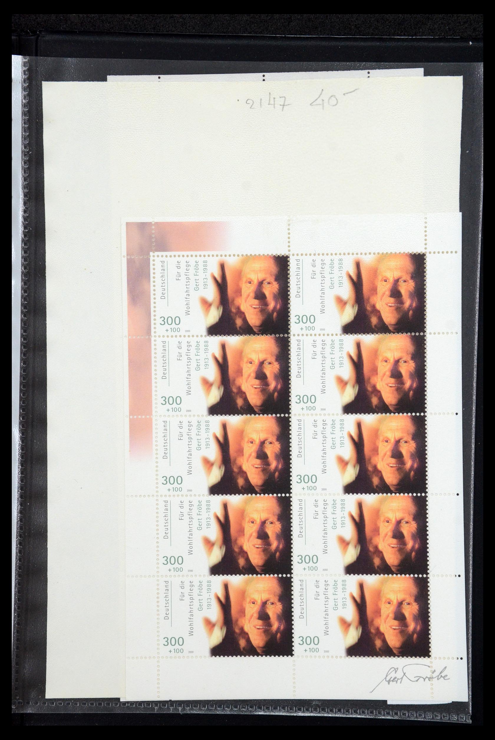 35474 155 - Postzegelverzameling 35474 Bundespost 1995-2000.