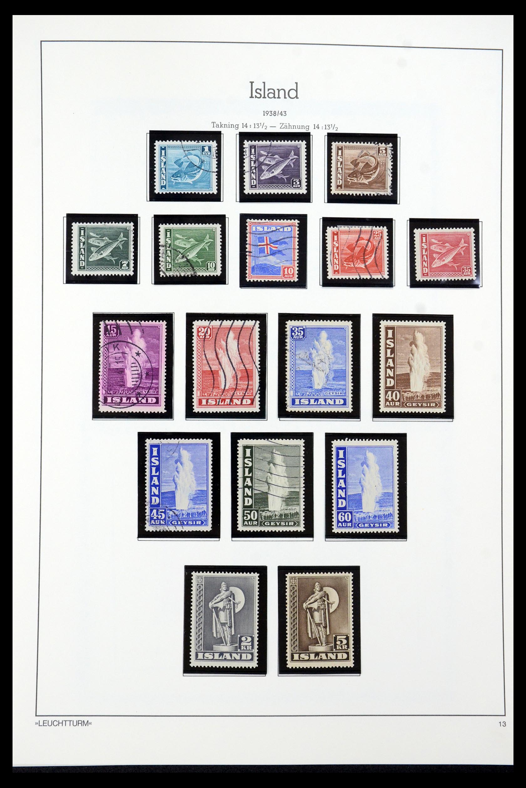 35479 013 - Postzegelverzameling 35479 IJsland 1873-1995.