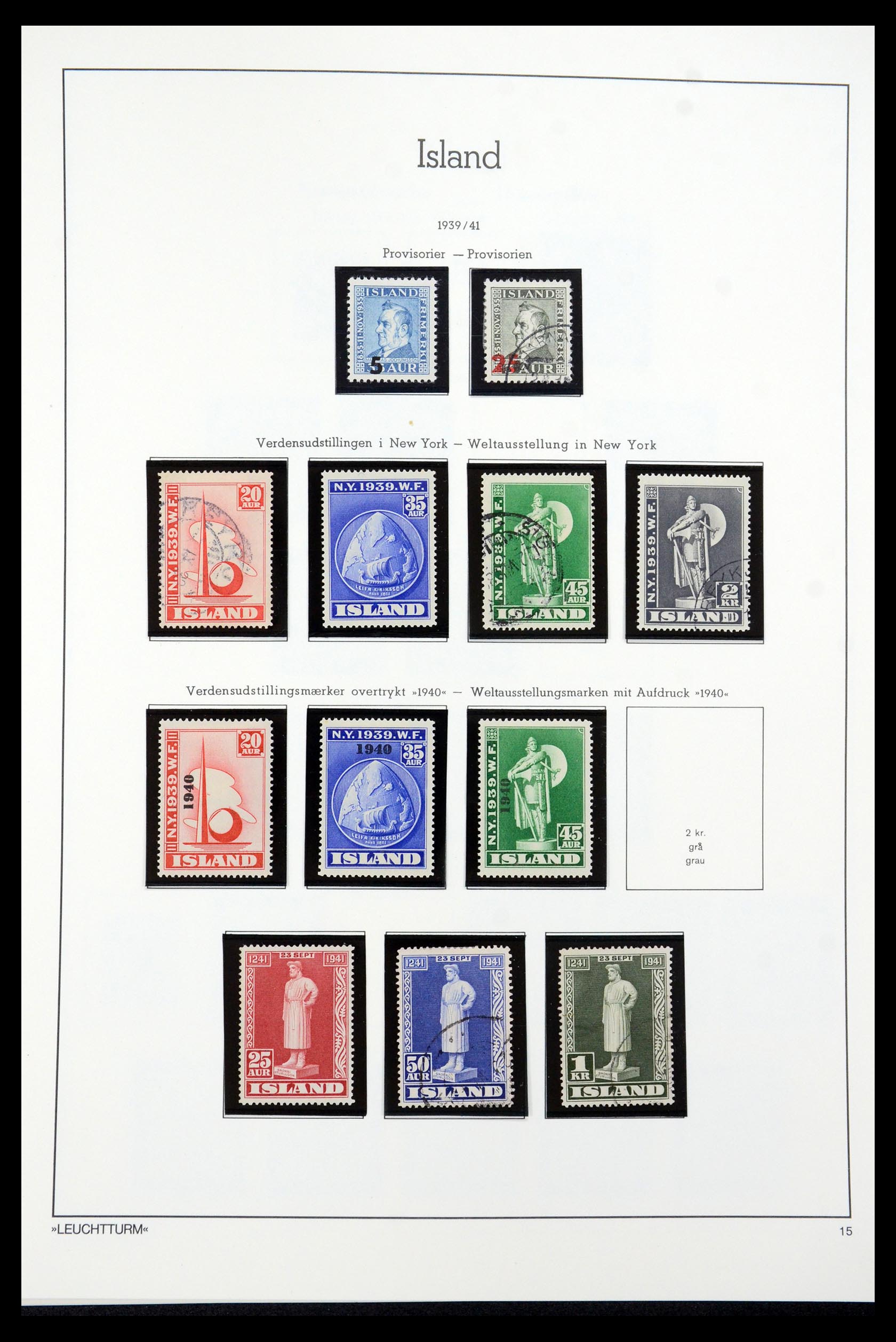 35479 015 - Postzegelverzameling 35479 IJsland 1873-1995.