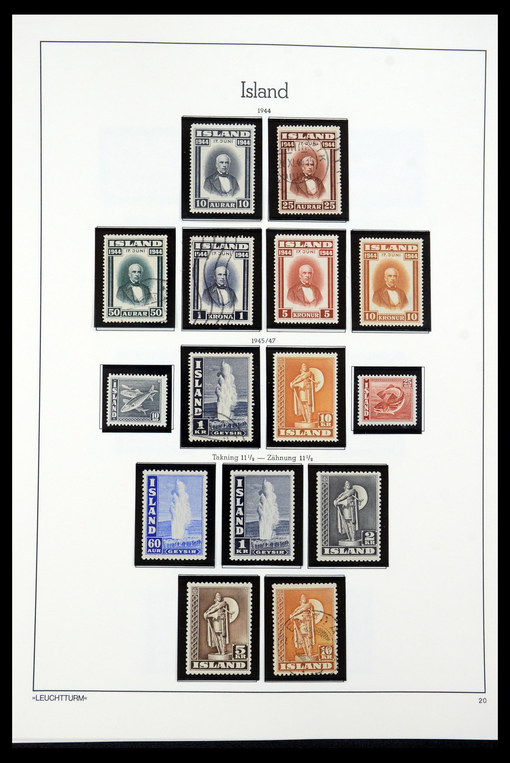 35479 020 - Postzegelverzameling 35479 IJsland 1873-1995.
