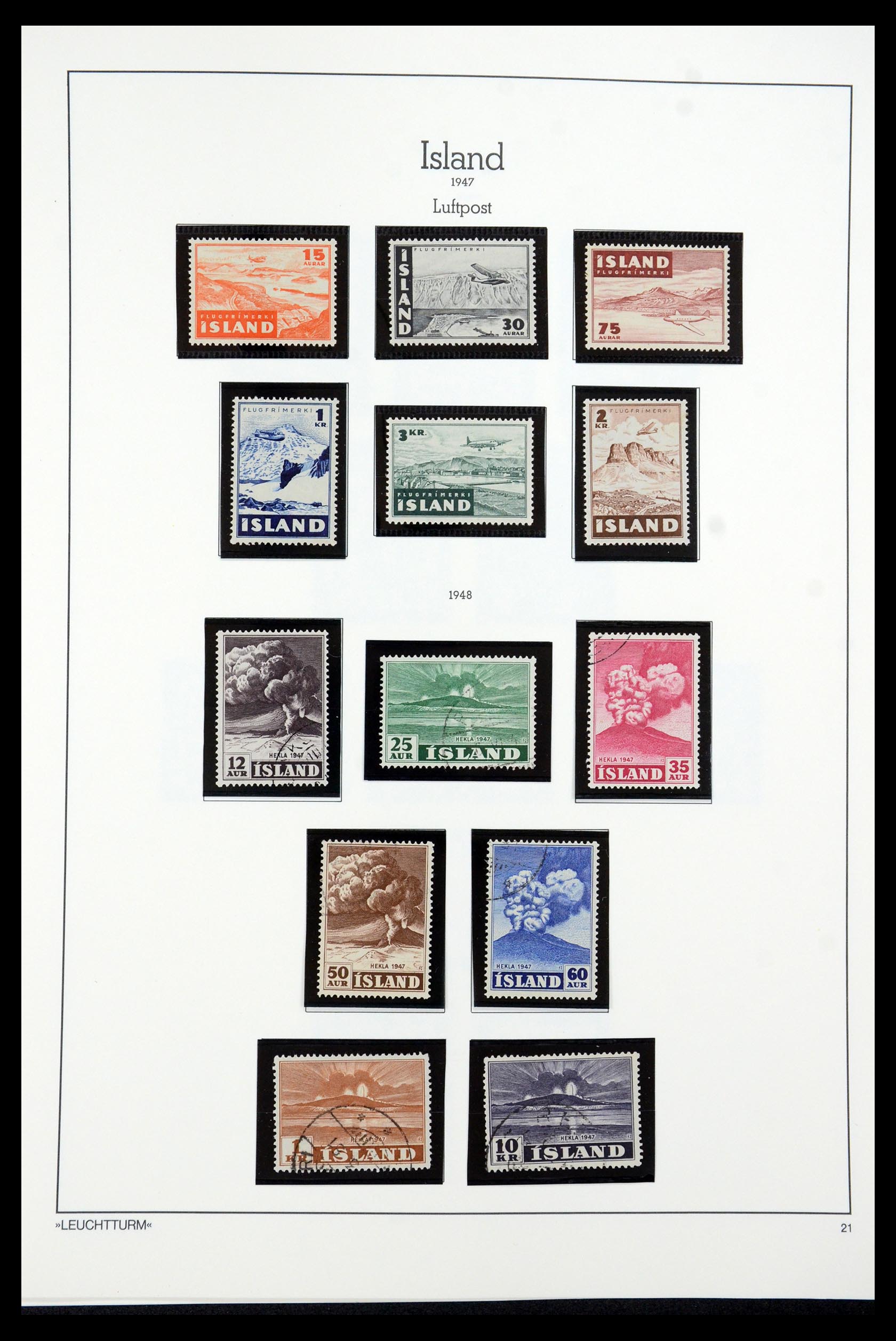 35479 021 - Postzegelverzameling 35479 IJsland 1873-1995.