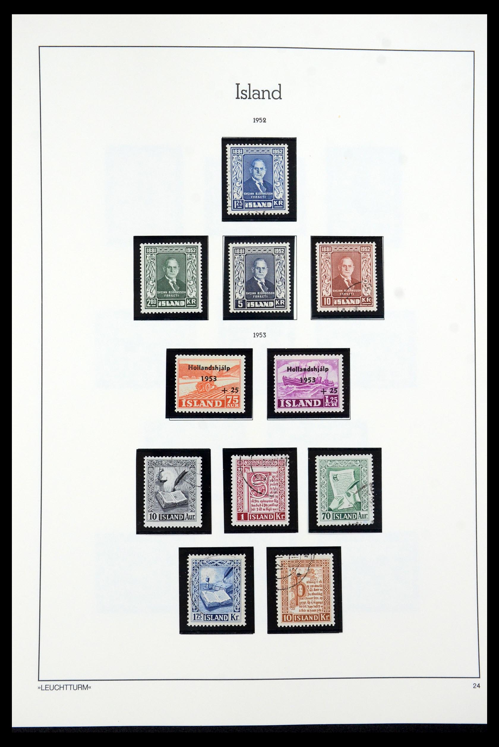 35479 024 - Postzegelverzameling 35479 IJsland 1873-1995.