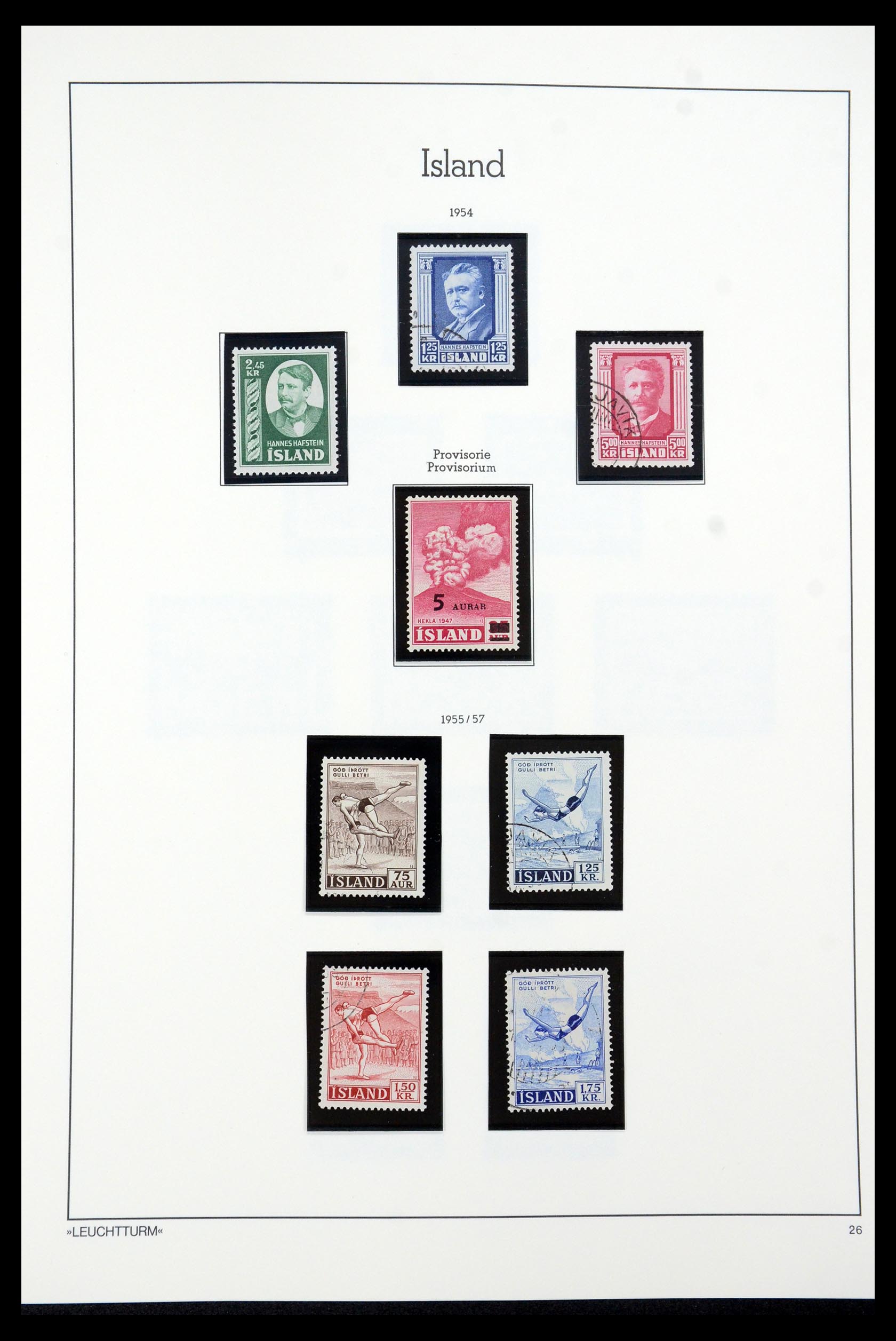 35479 026 - Postzegelverzameling 35479 IJsland 1873-1995.