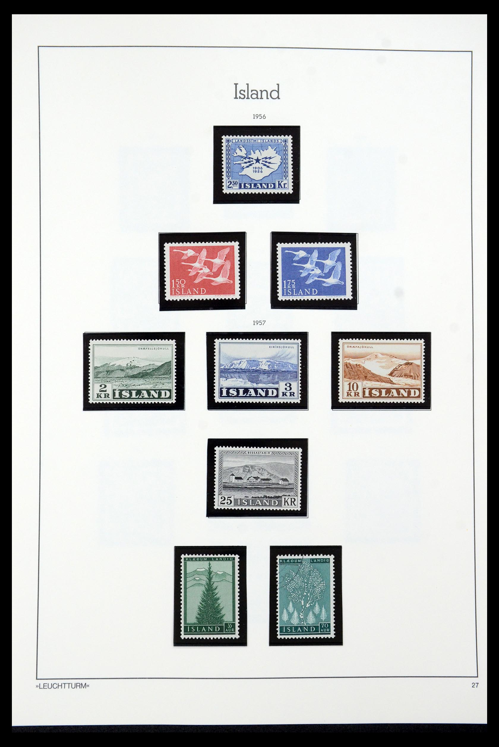 35479 027 - Postzegelverzameling 35479 IJsland 1873-1995.