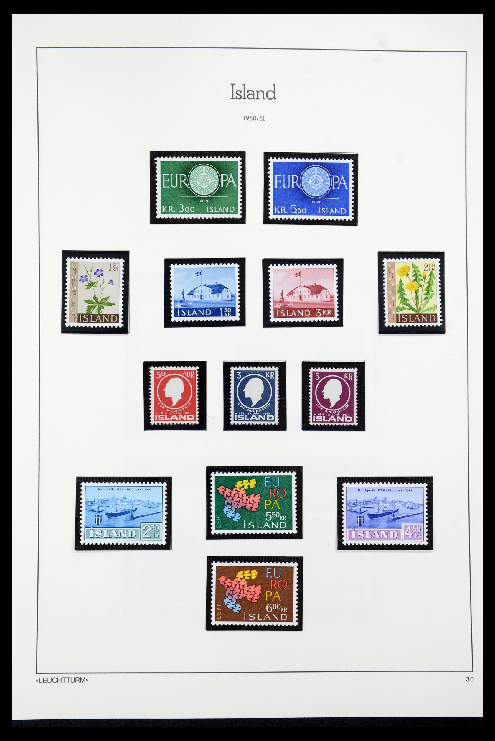 35479 030 - Postzegelverzameling 35479 IJsland 1873-1995.