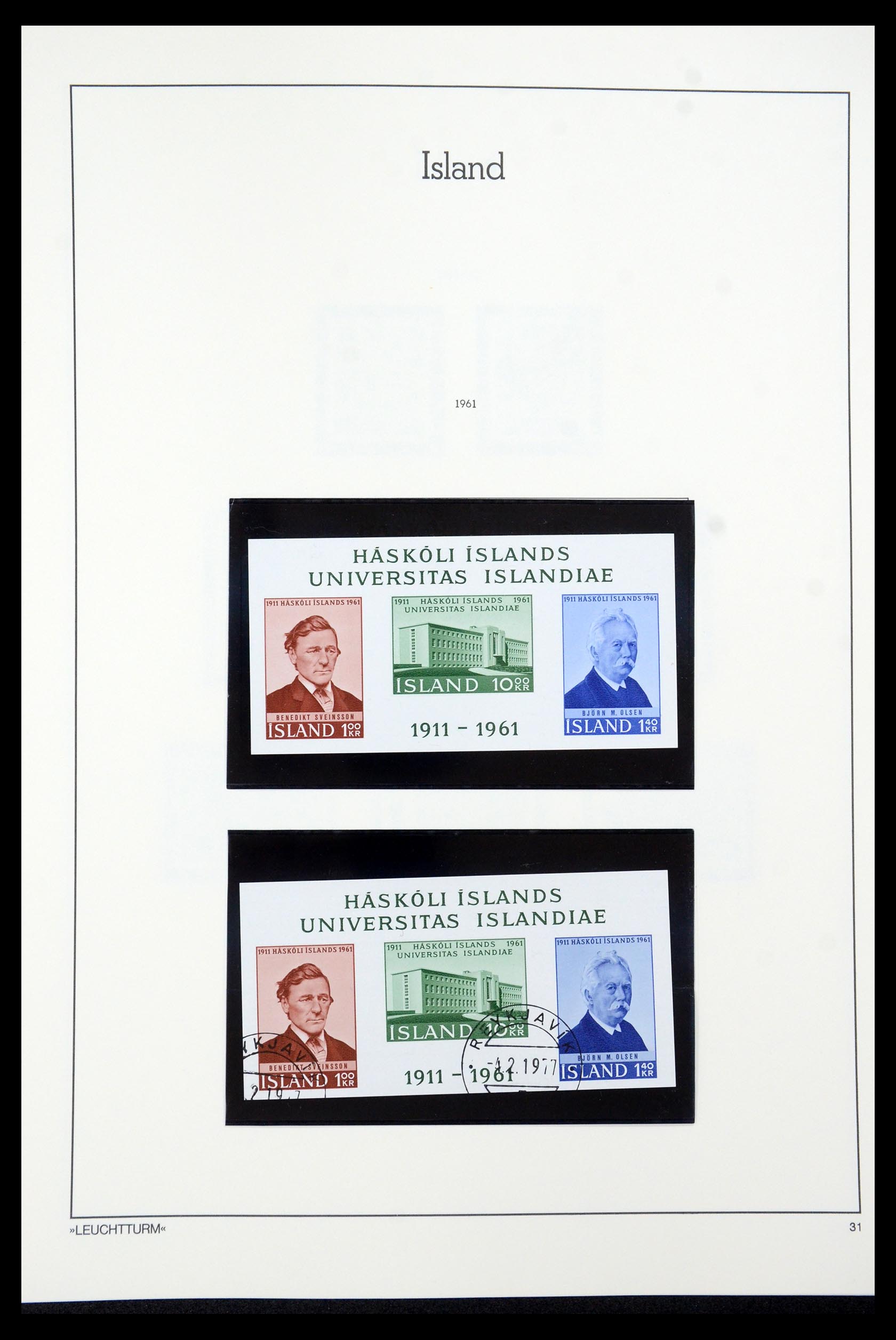 35479 031 - Postzegelverzameling 35479 IJsland 1873-1995.