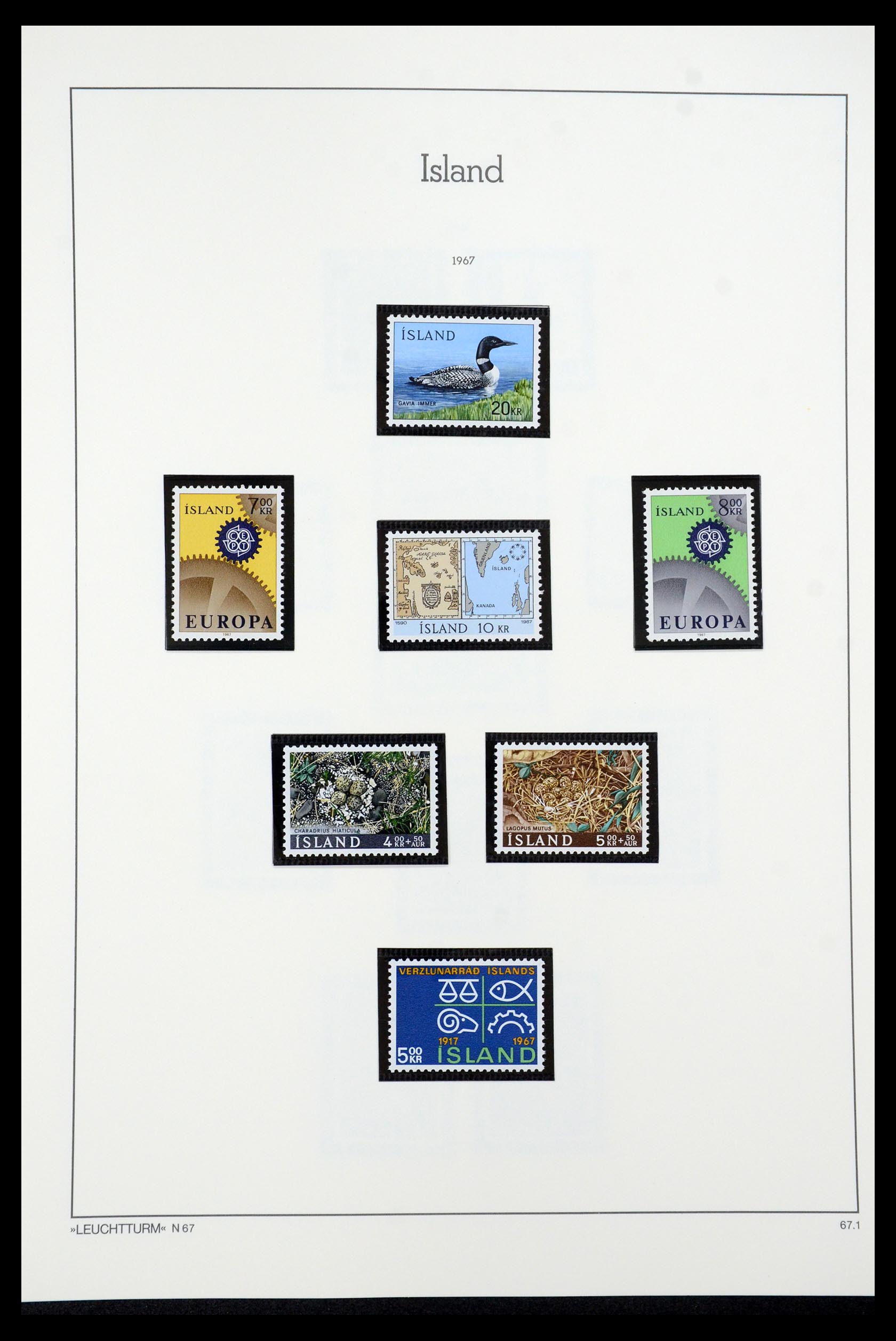 35479 037 - Postzegelverzameling 35479 IJsland 1873-1995.