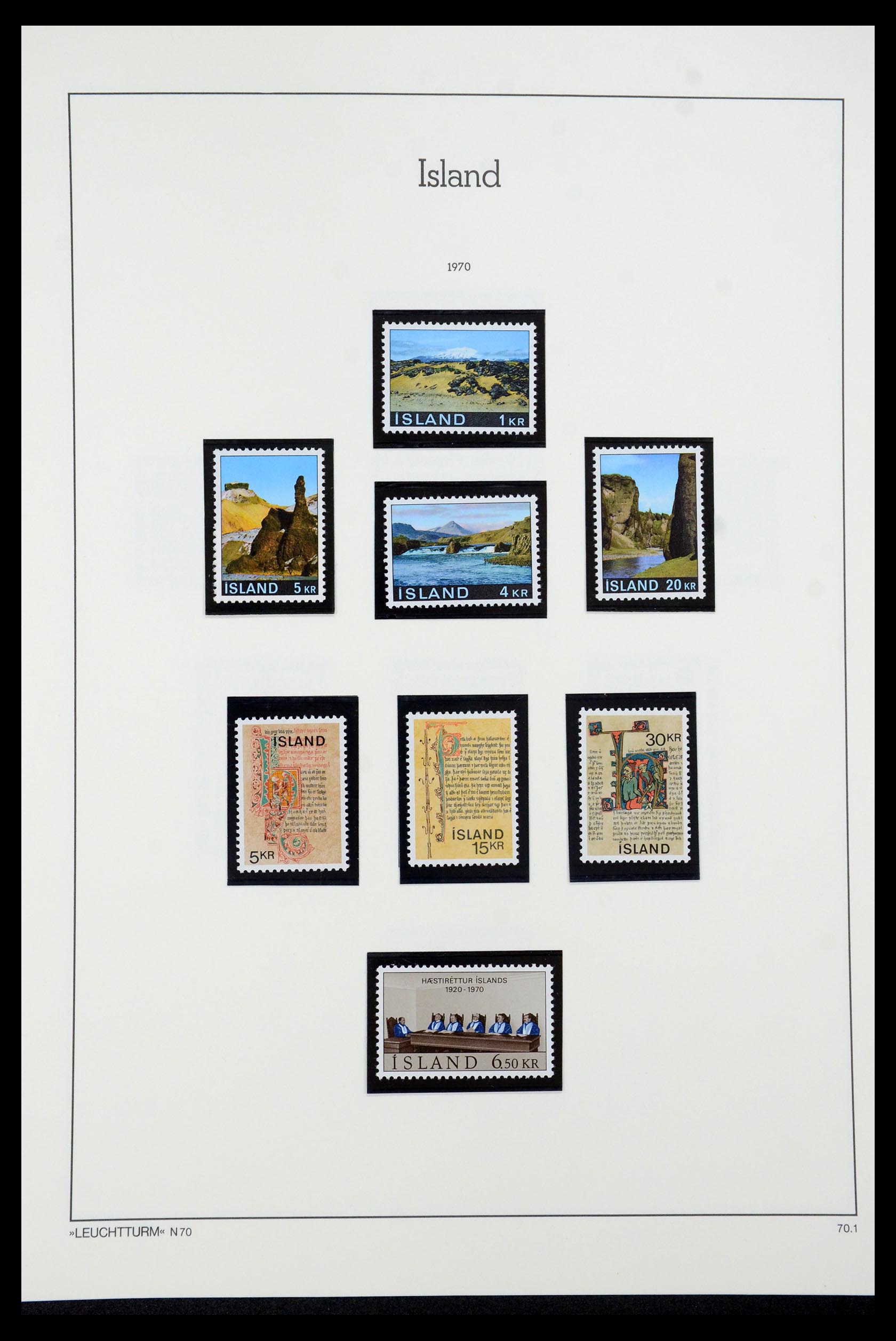 35479 040 - Postzegelverzameling 35479 IJsland 1873-1995.