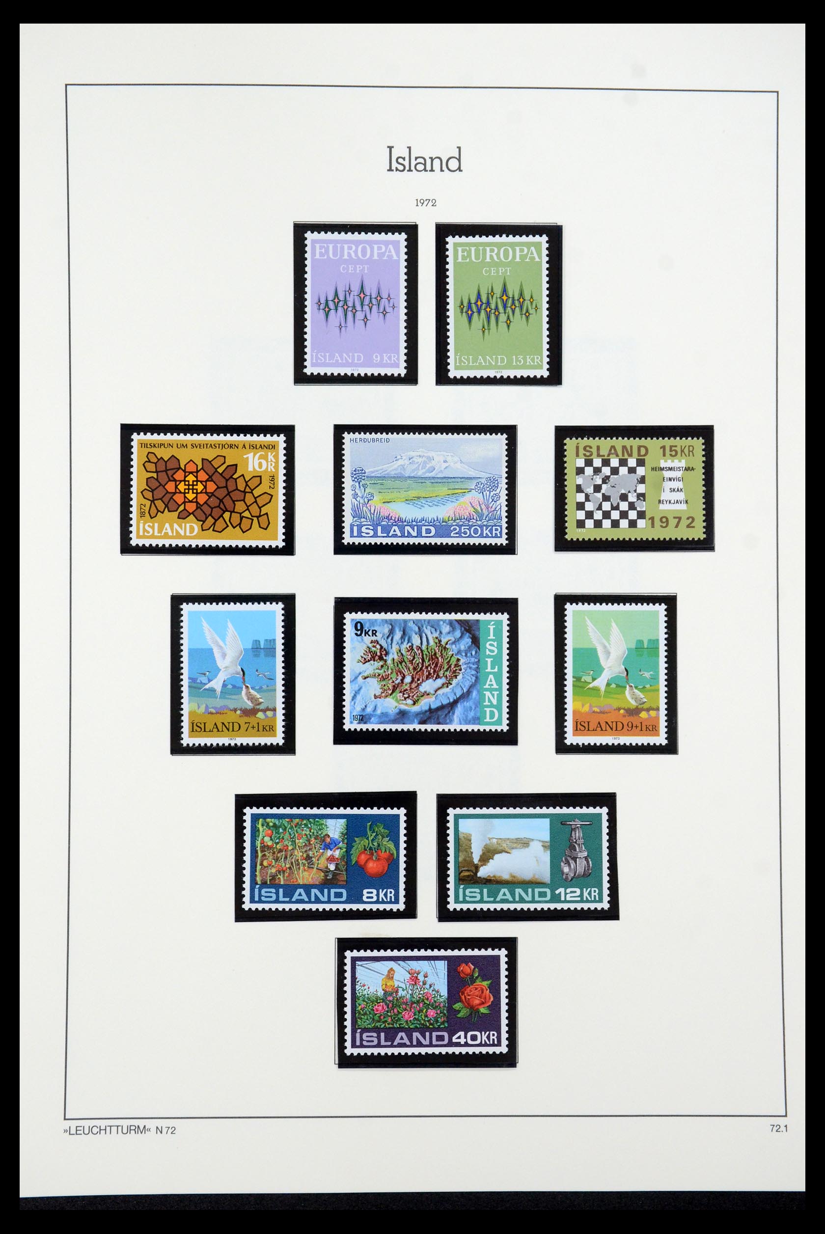 35479 043 - Postzegelverzameling 35479 IJsland 1873-1995.