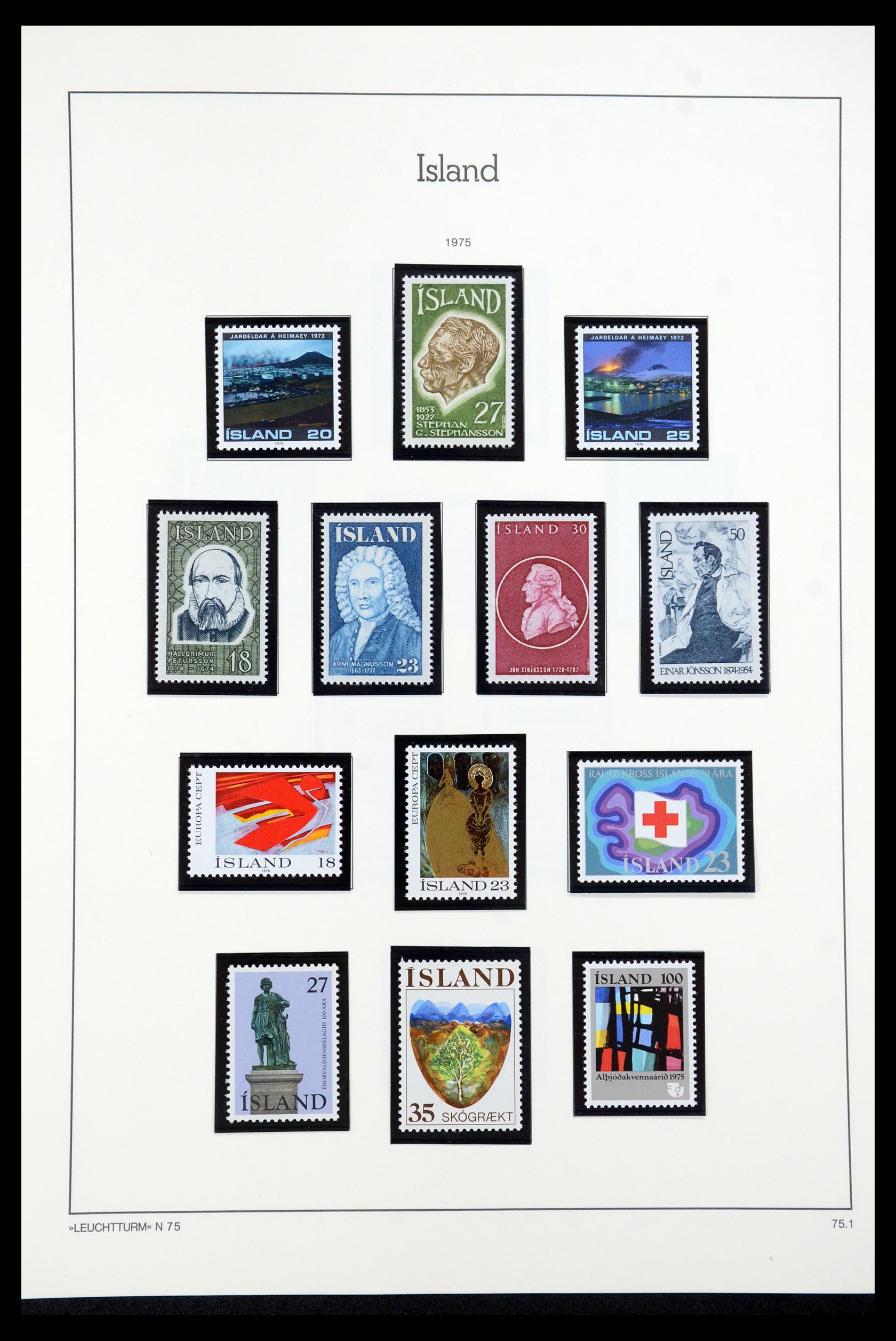 35479 048 - Postzegelverzameling 35479 IJsland 1873-1995.