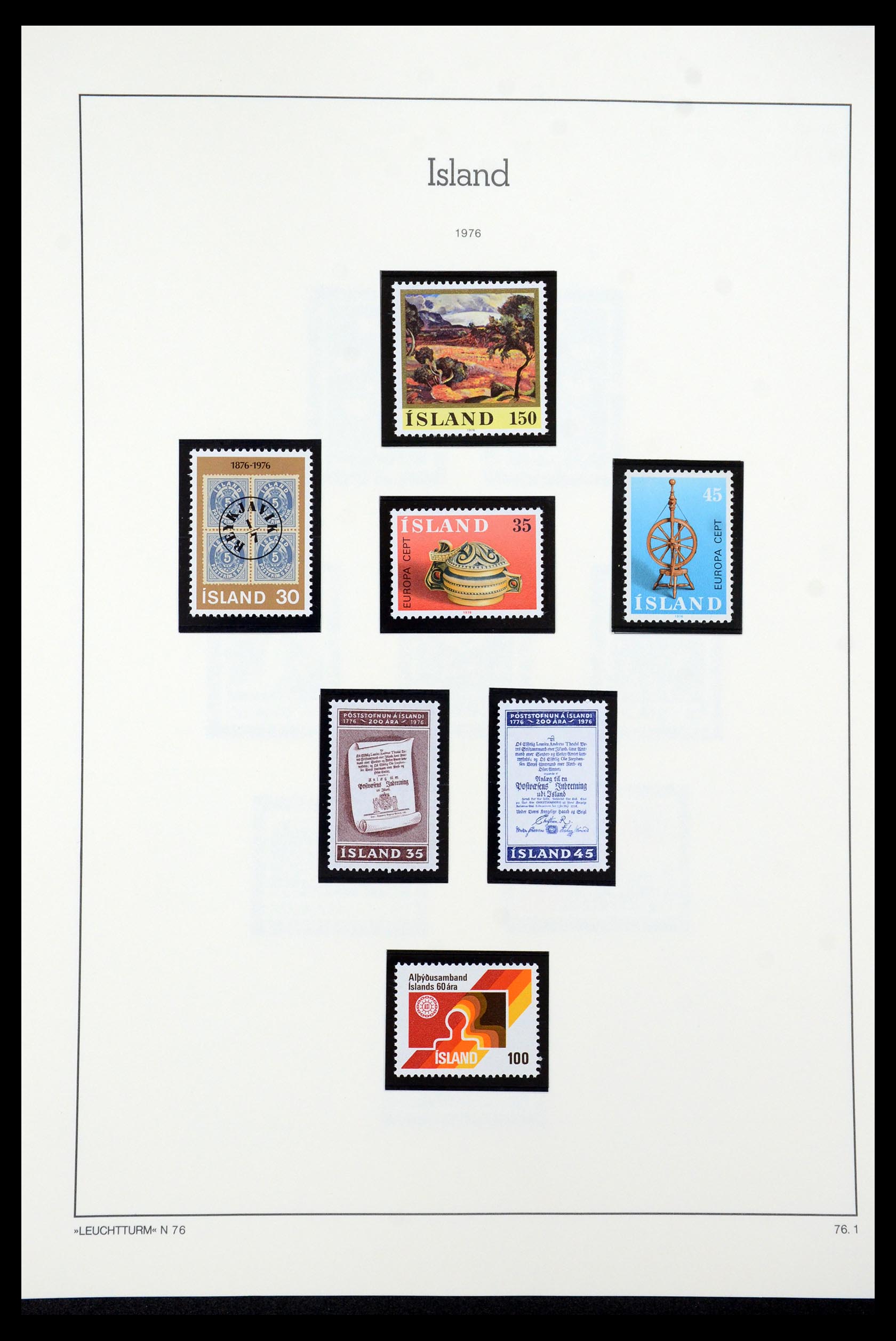 35479 049 - Postzegelverzameling 35479 IJsland 1873-1995.