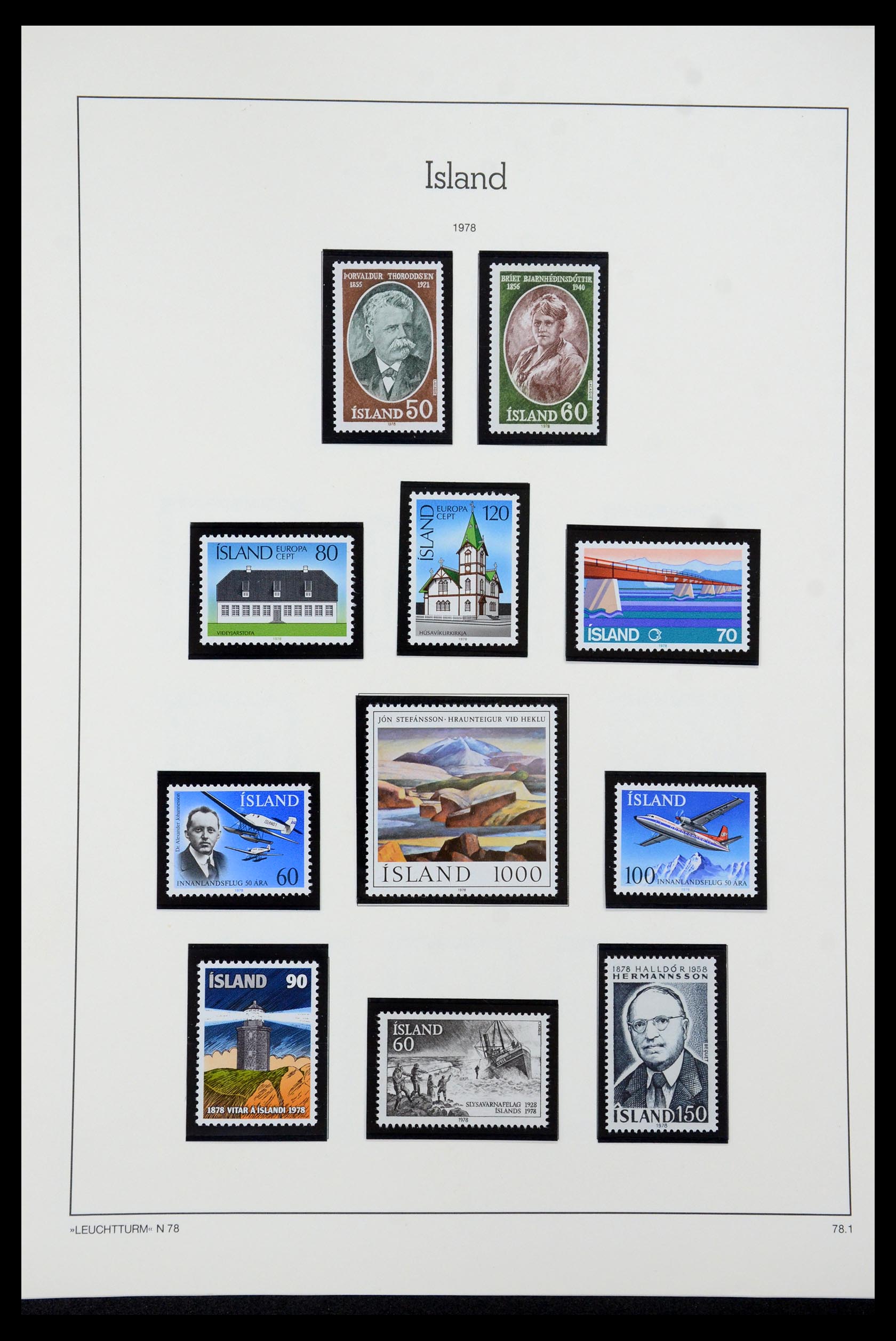 35479 051 - Postzegelverzameling 35479 IJsland 1873-1995.