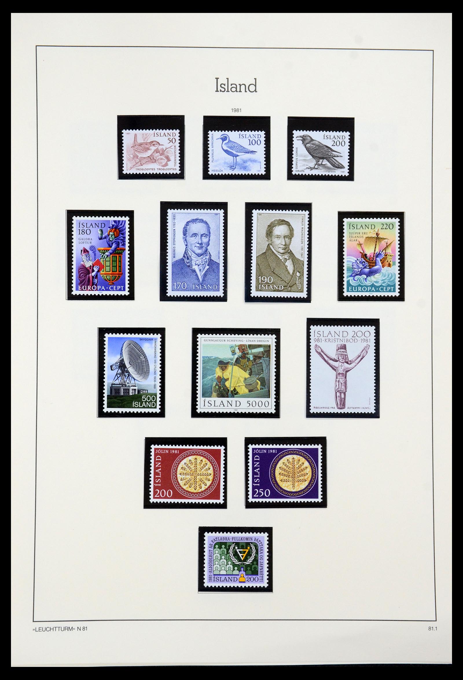 35479 054 - Postzegelverzameling 35479 IJsland 1873-1995.