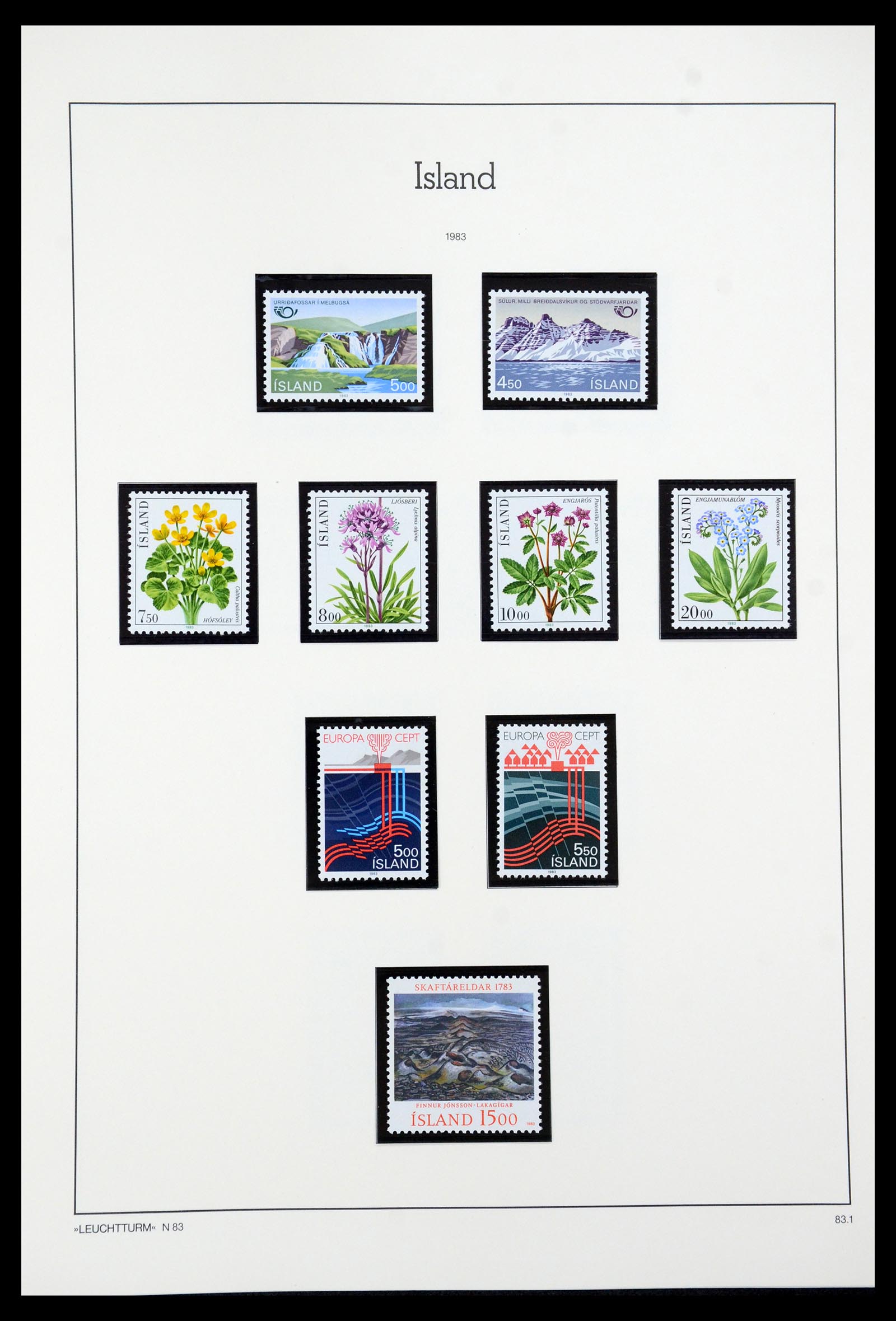 35479 058 - Postzegelverzameling 35479 IJsland 1873-1995.