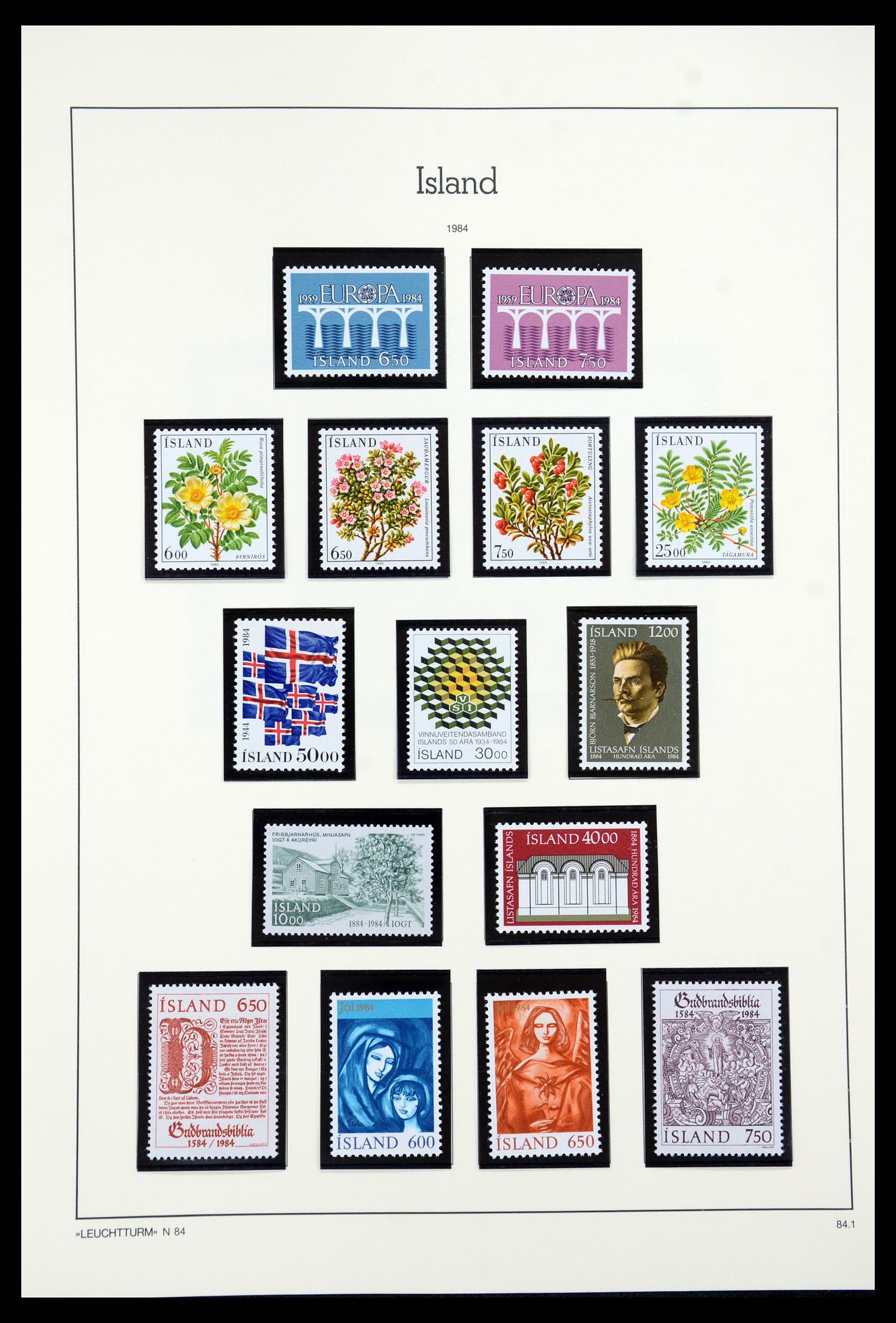 35479 060 - Postzegelverzameling 35479 IJsland 1873-1995.