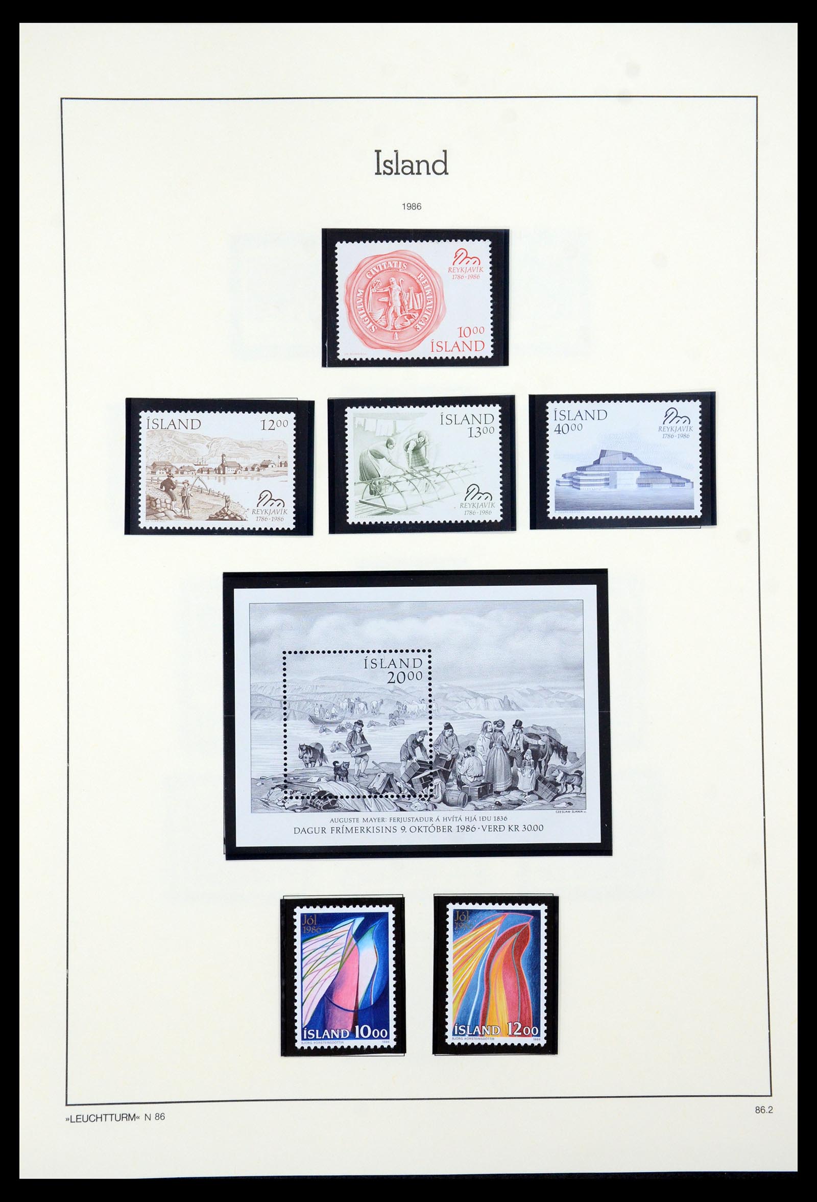 35479 064 - Postzegelverzameling 35479 IJsland 1873-1995.