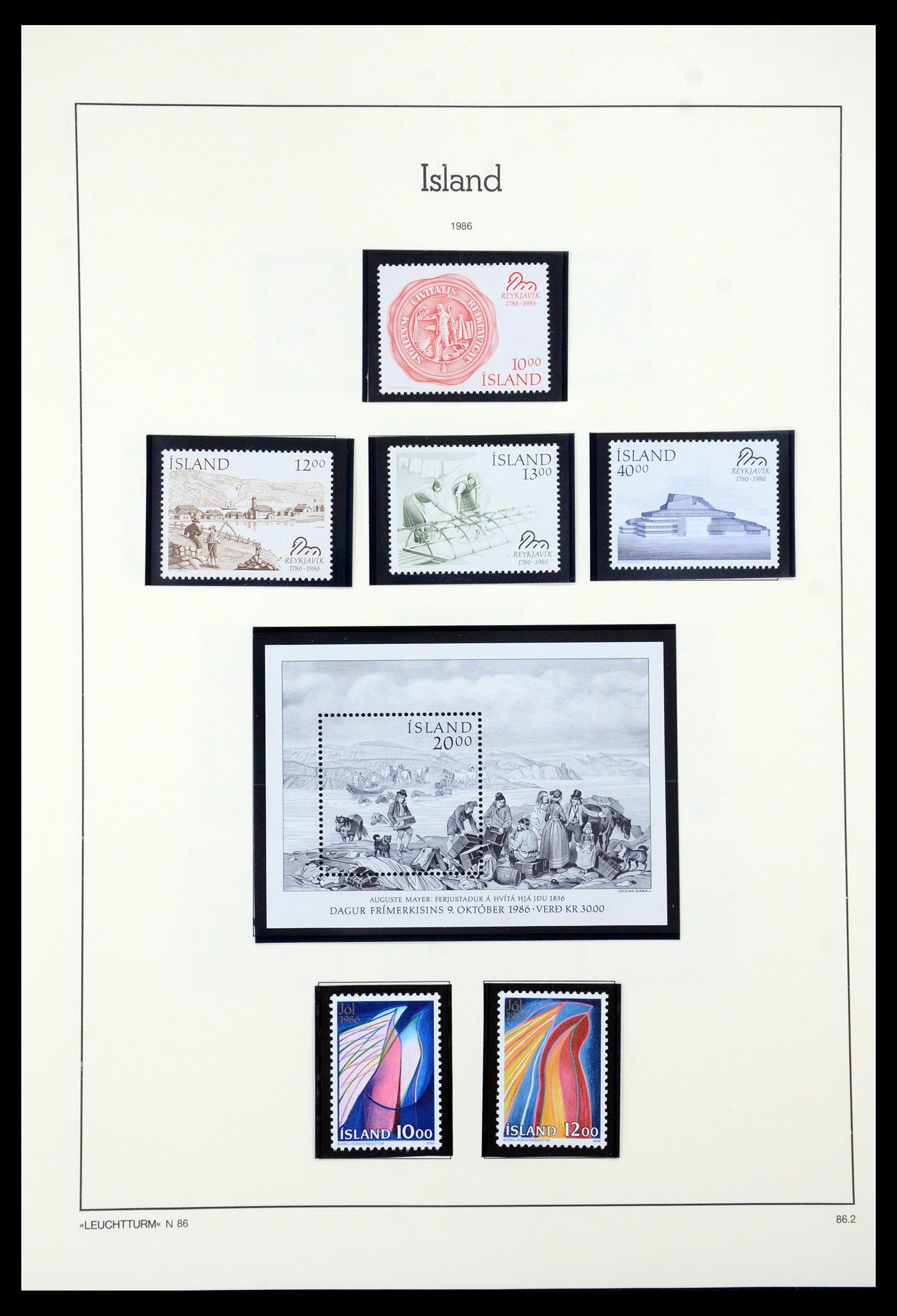 35479 065 - Postzegelverzameling 35479 IJsland 1873-1995.