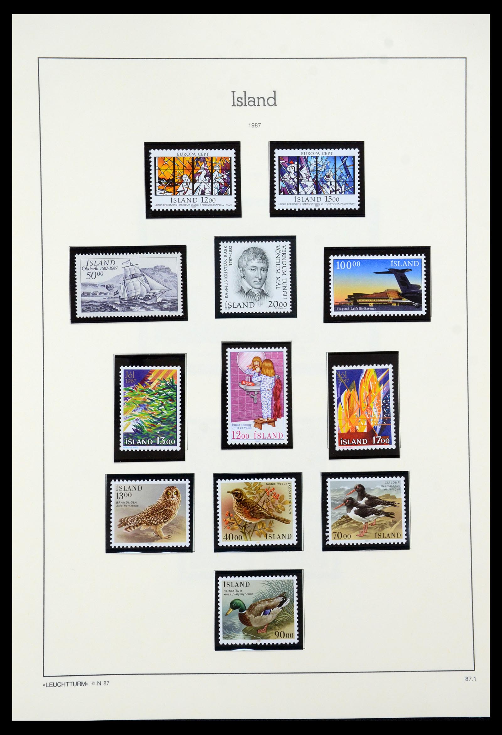 35479 066 - Postzegelverzameling 35479 IJsland 1873-1995.