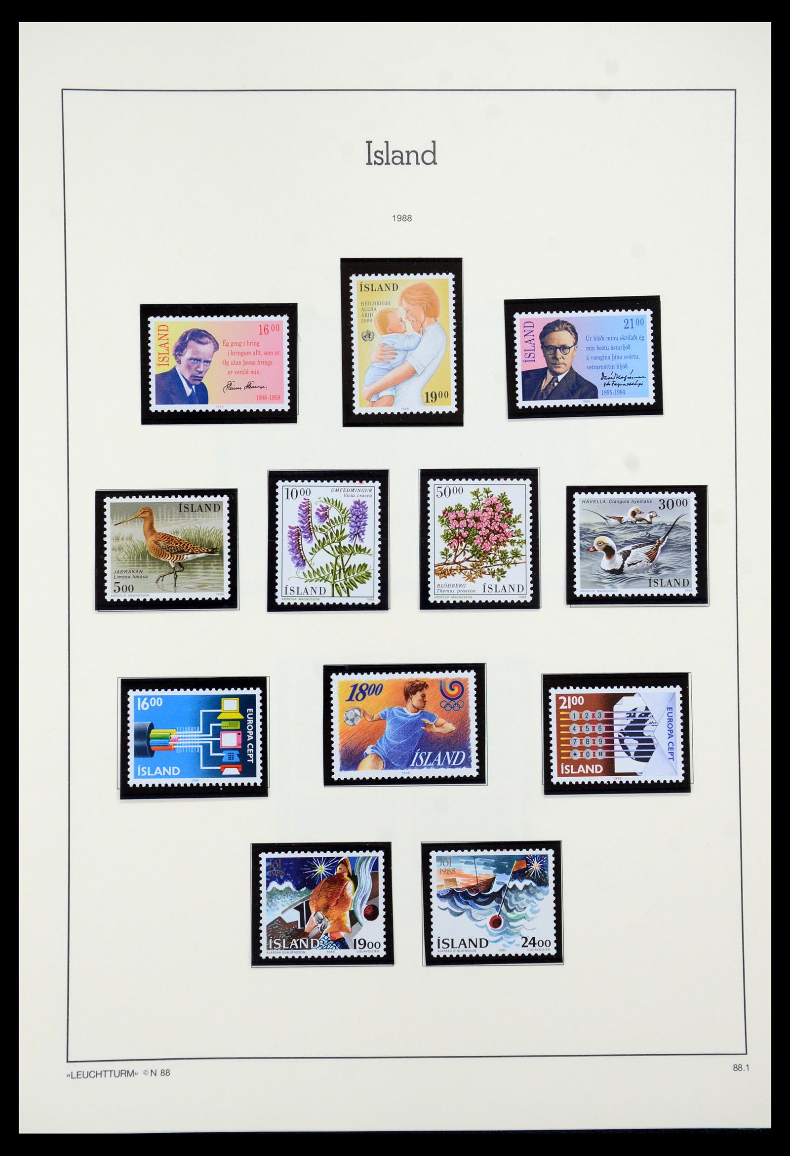 35479 068 - Postzegelverzameling 35479 IJsland 1873-1995.
