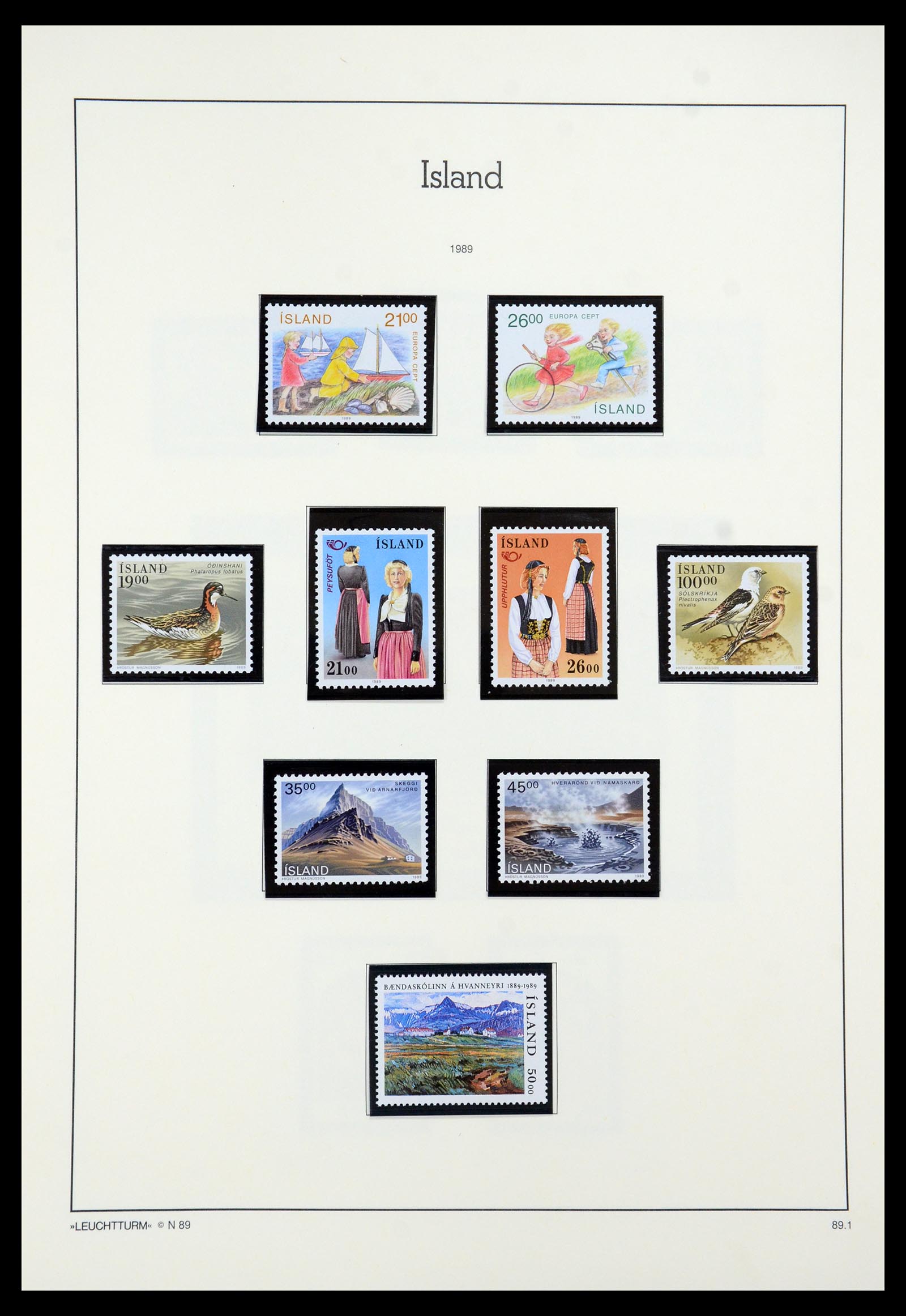 35479 070 - Postzegelverzameling 35479 IJsland 1873-1995.