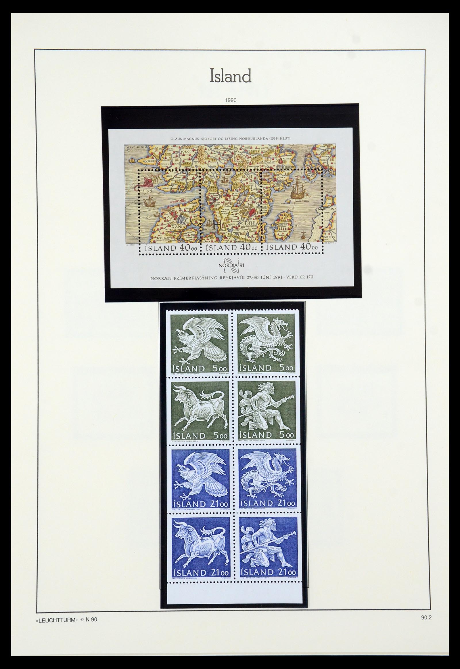 35479 073 - Postzegelverzameling 35479 IJsland 1873-1995.