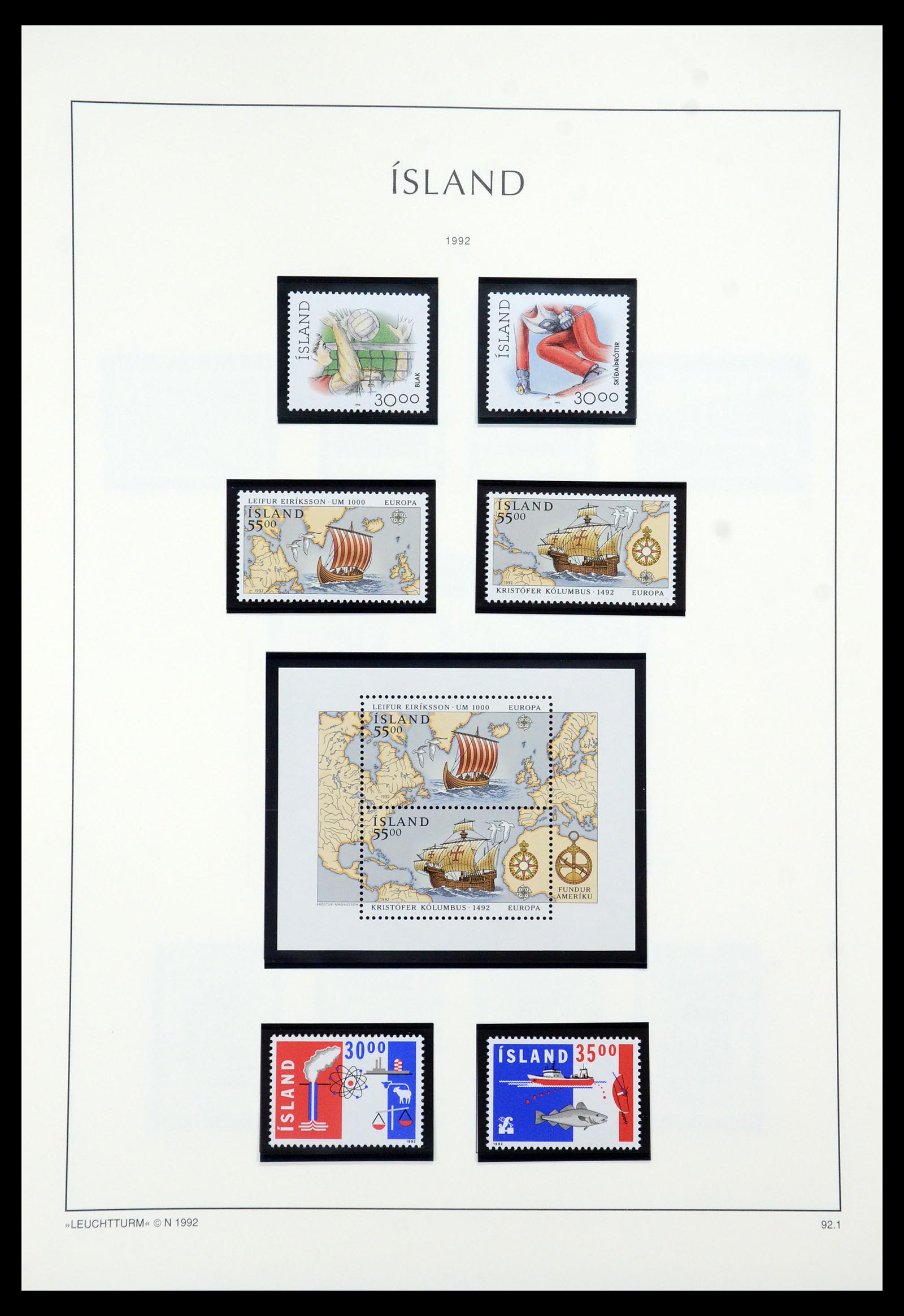 35479 077 - Postzegelverzameling 35479 IJsland 1873-1995.