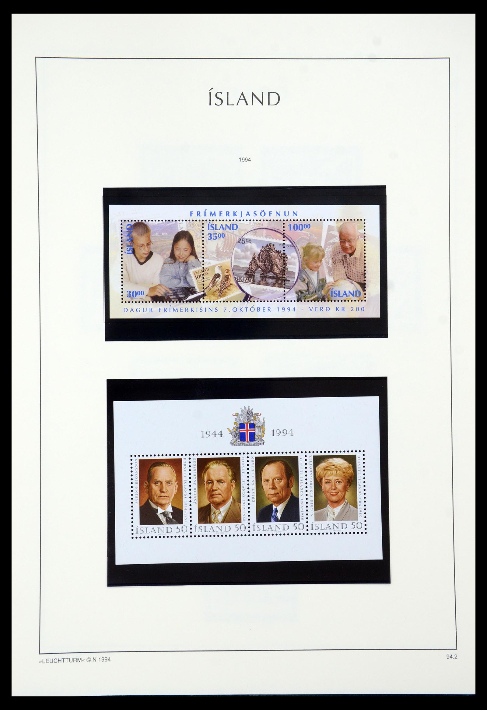 35479 082 - Postzegelverzameling 35479 IJsland 1873-1995.