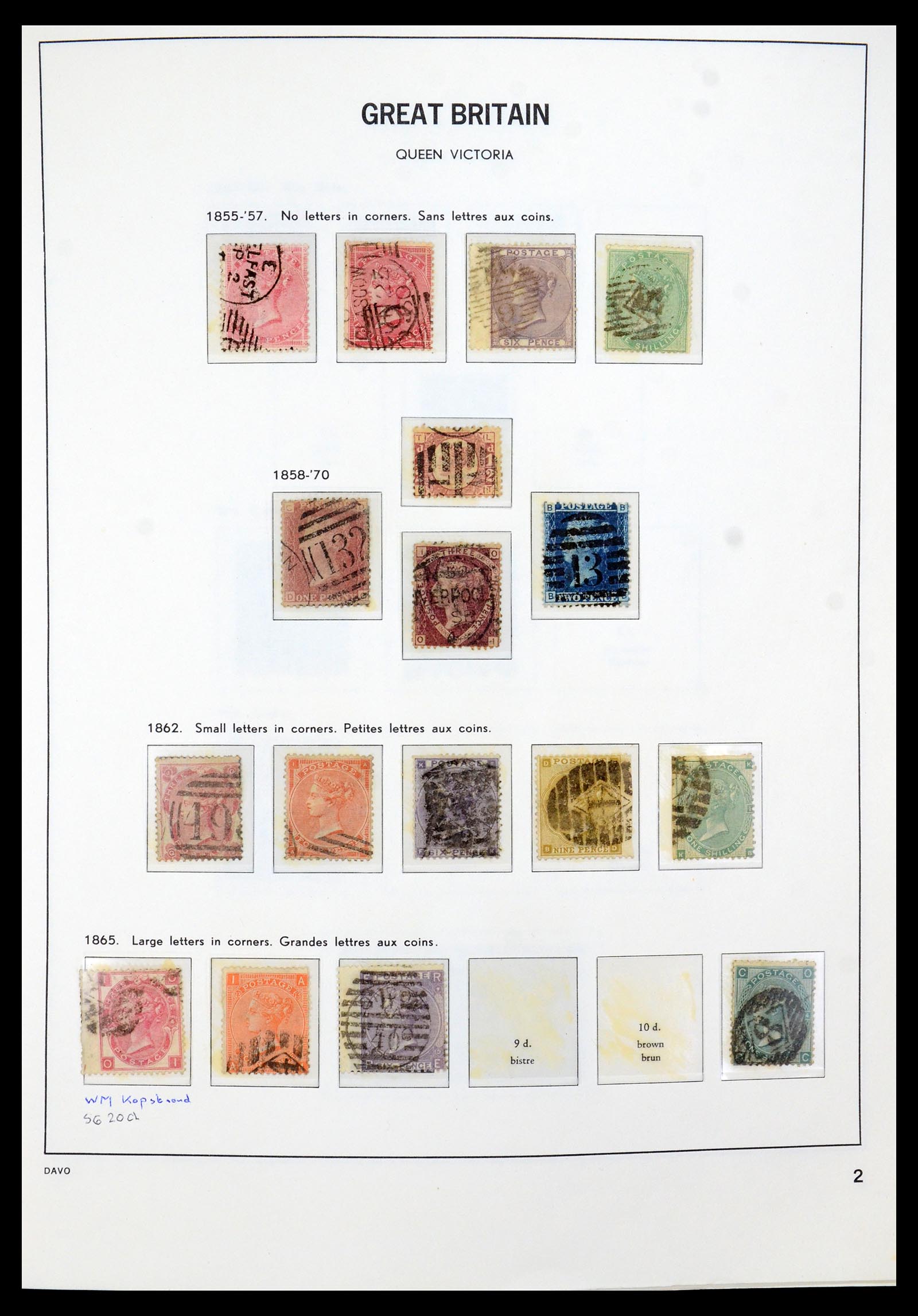 35481 002 - Postzegelverzameling 35481 Engeland 1840-1991.