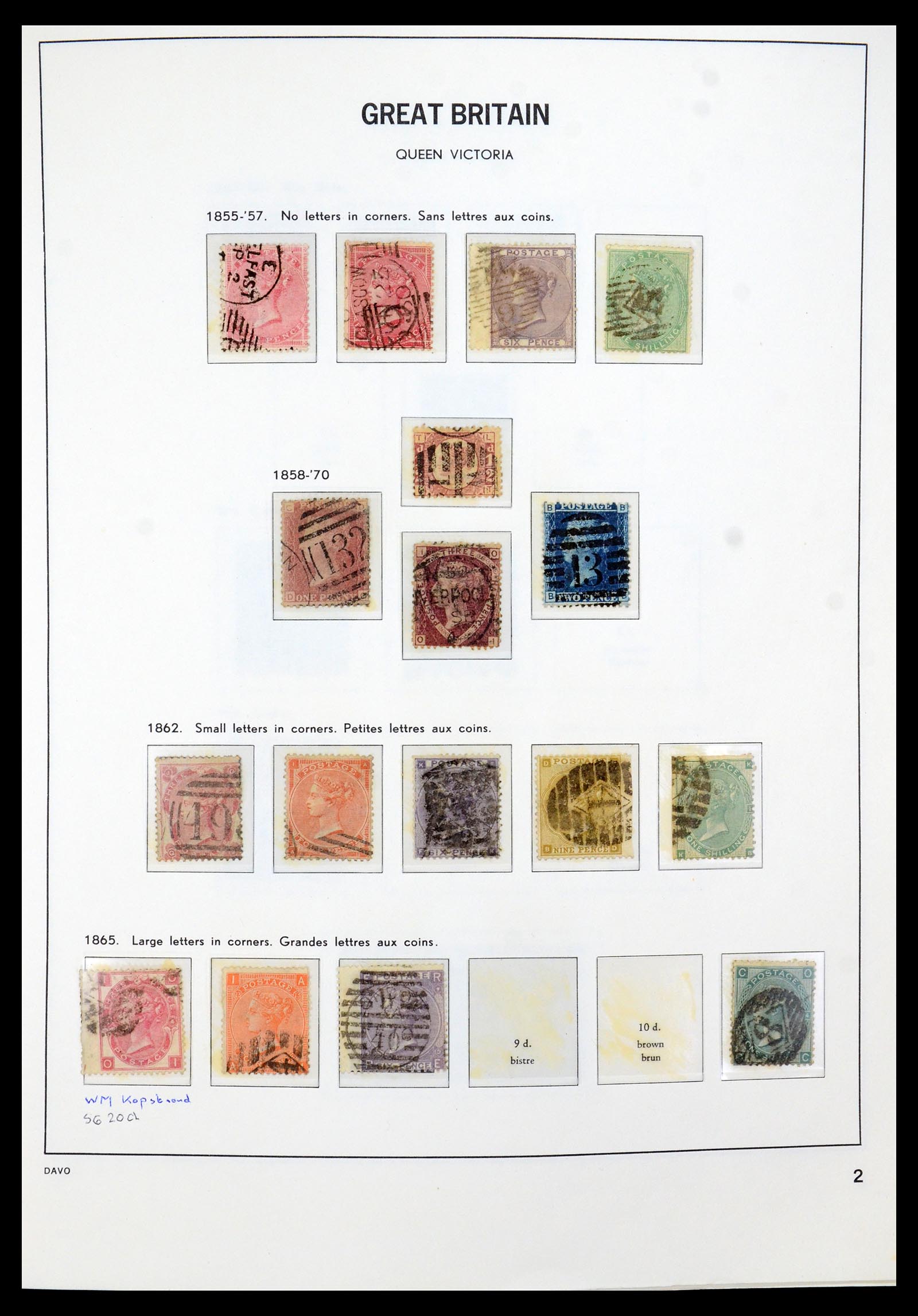 35481 002 - Postzegelverzameling 35481 Engeland 1840-1991.