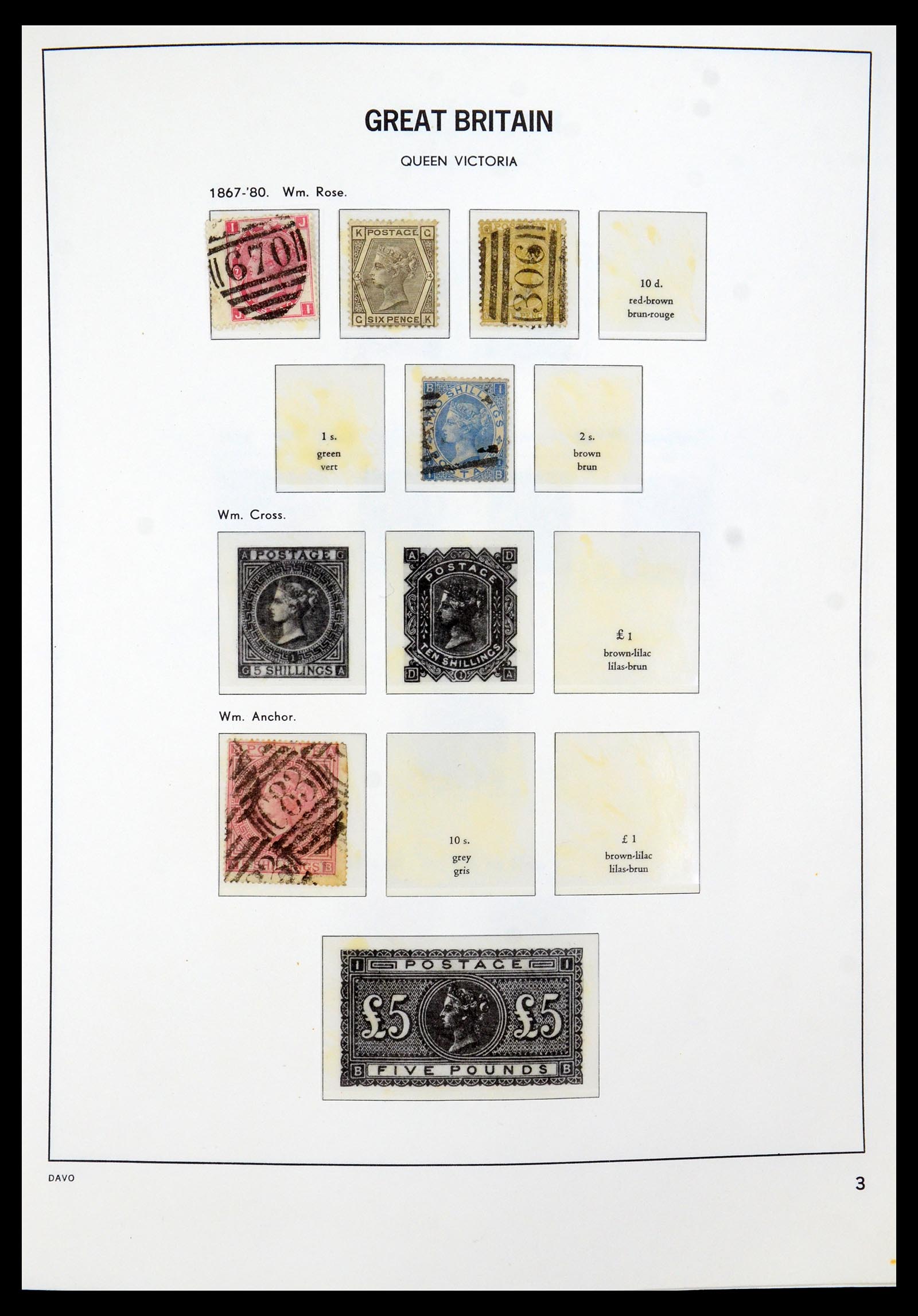 35481 003 - Postzegelverzameling 35481 Engeland 1840-1991.