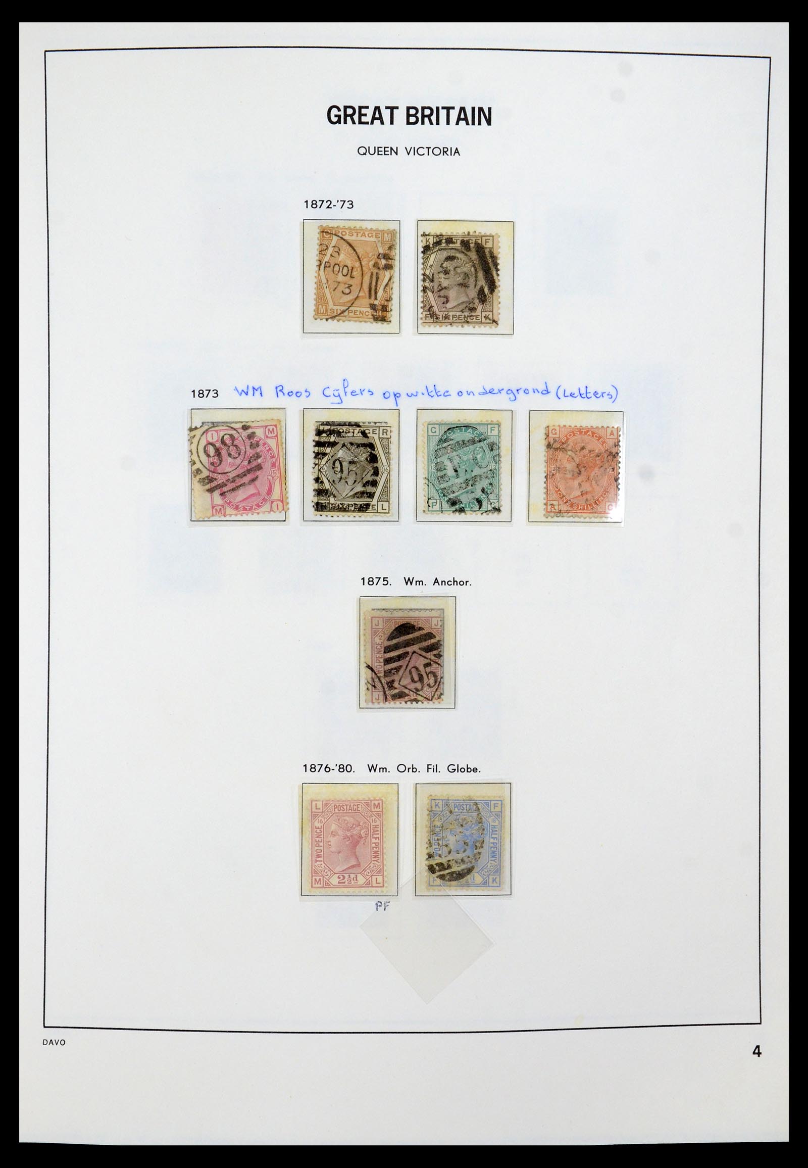 35481 004 - Postzegelverzameling 35481 Engeland 1840-1991.
