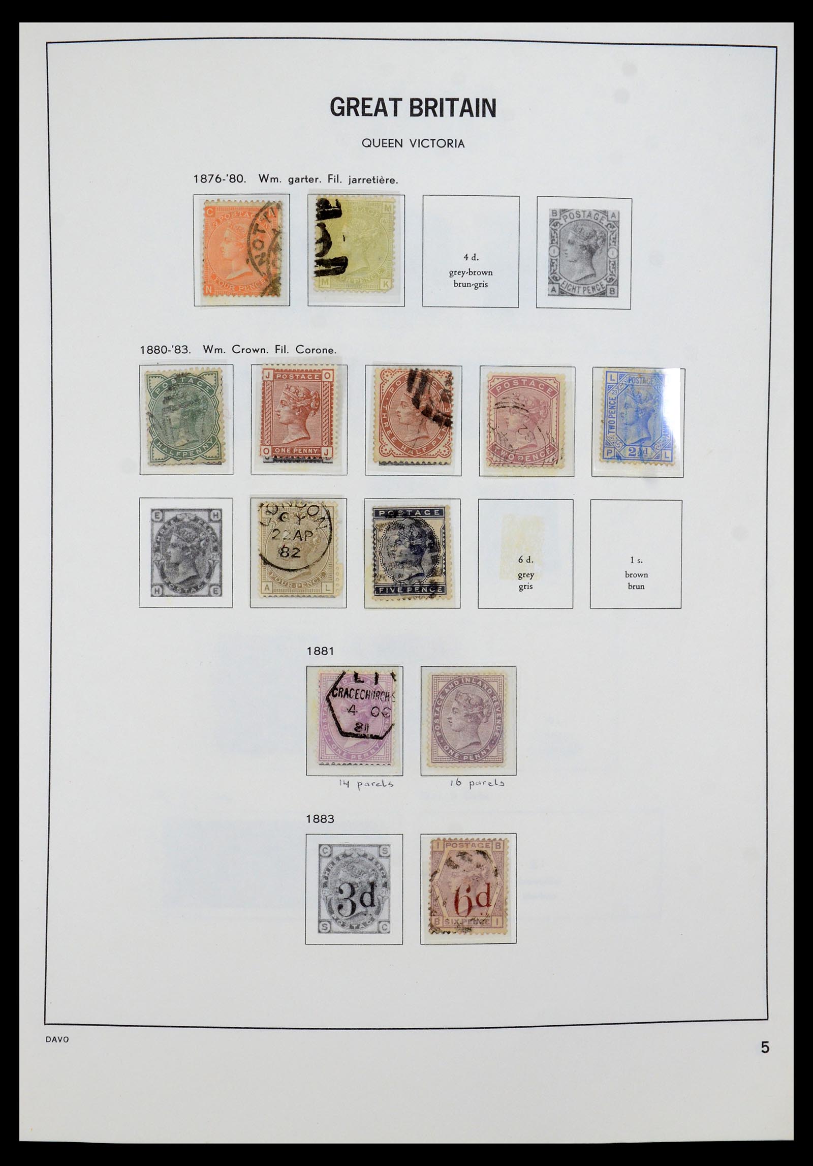 35481 005 - Postzegelverzameling 35481 Engeland 1840-1991.