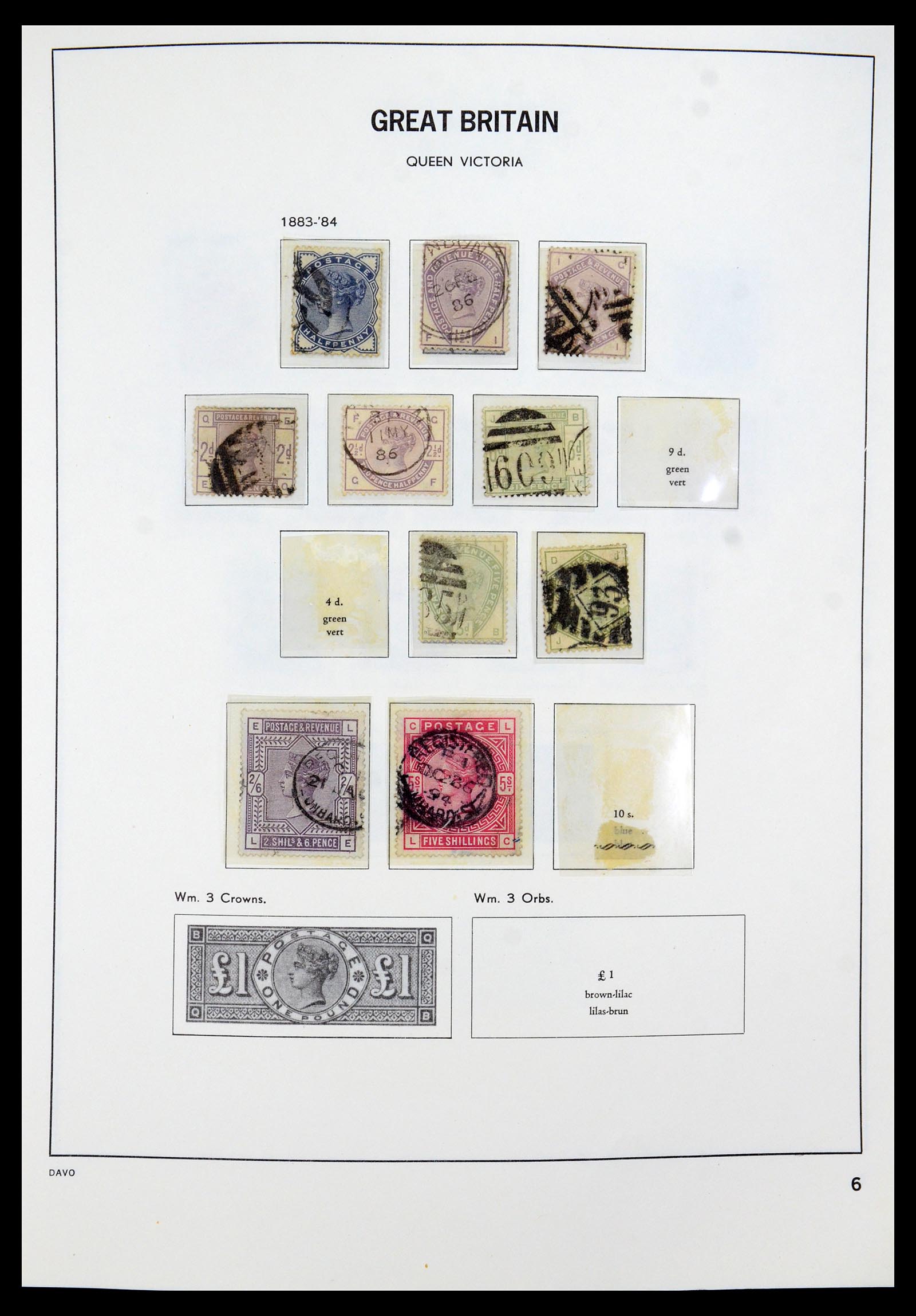 35481 006 - Postzegelverzameling 35481 Engeland 1840-1991.
