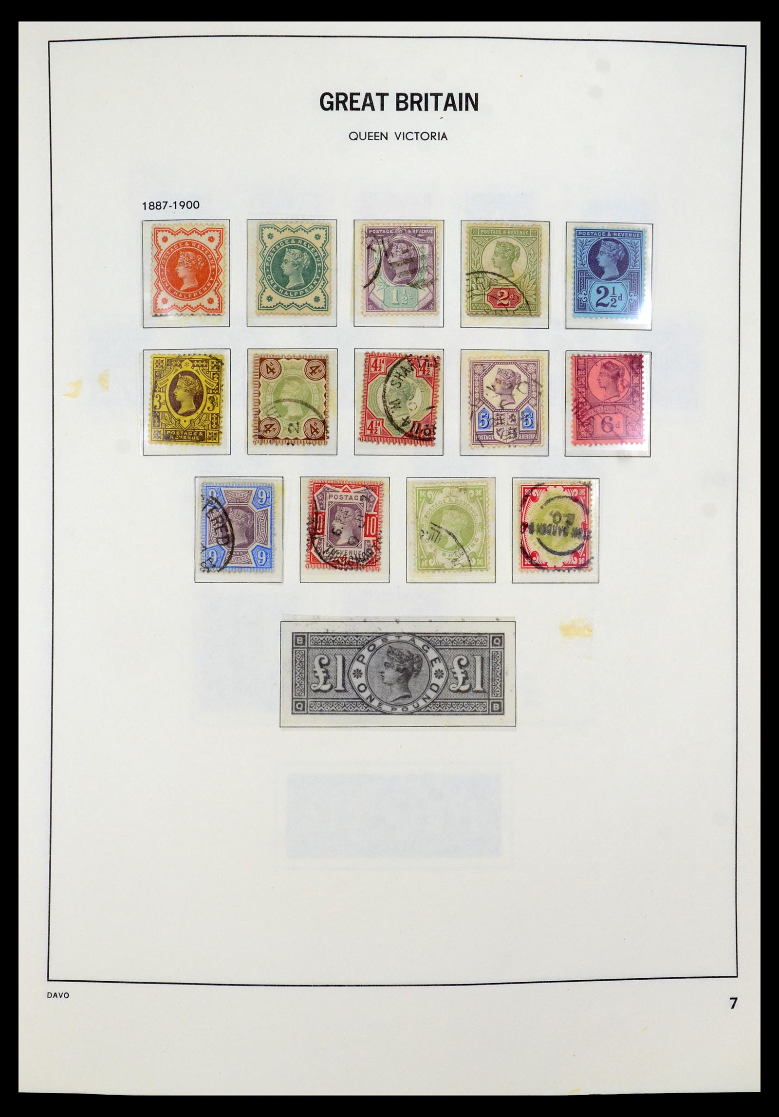 35481 007 - Postzegelverzameling 35481 Engeland 1840-1991.